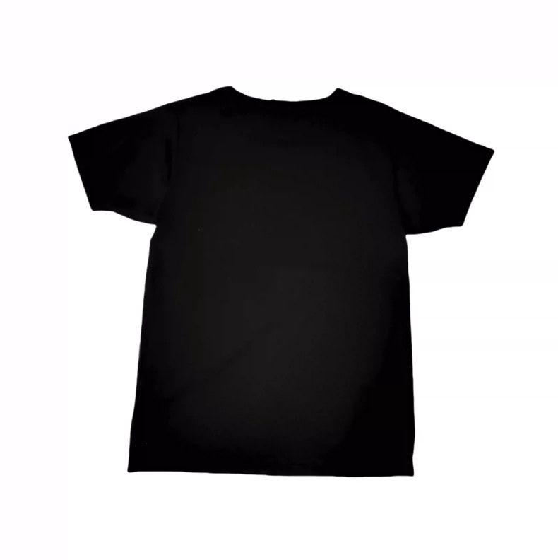 Saint Laurent Paris Saint Laurent Paris Black thin round neck short sleeve Size S / US 4 / IT 40 - 4 Thumbnail