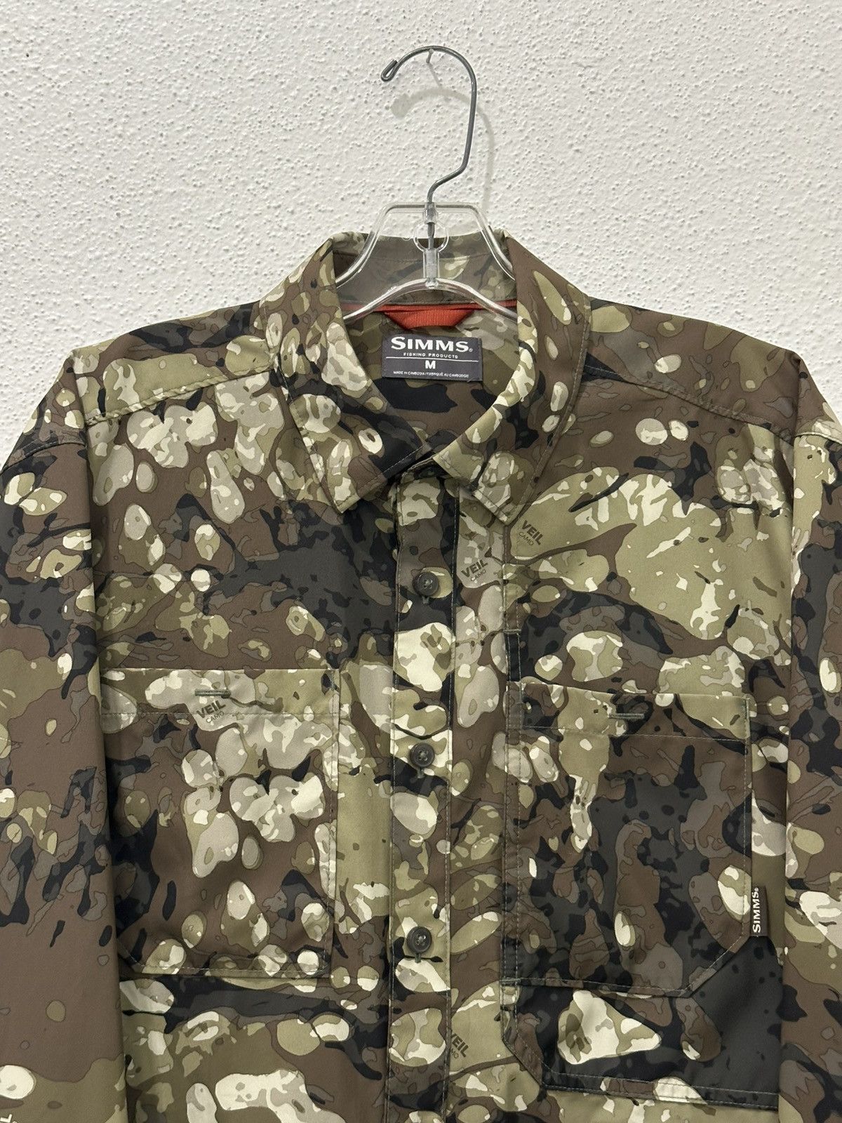 Simms Simms Double Haul L/S Veil Camo Button Down Shirt M Hunting Size US M / EU 48-50 / 2 - 2 Thumbnail