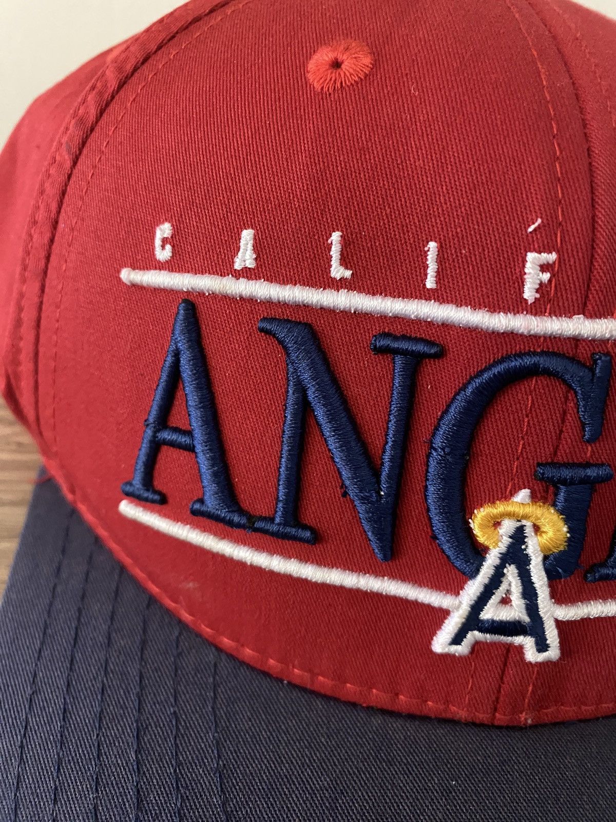 Cooperstown Collection Vintage 90’s California Angels Throwback Snap Back Hat Cap Size ONE SIZE - 3 Thumbnail