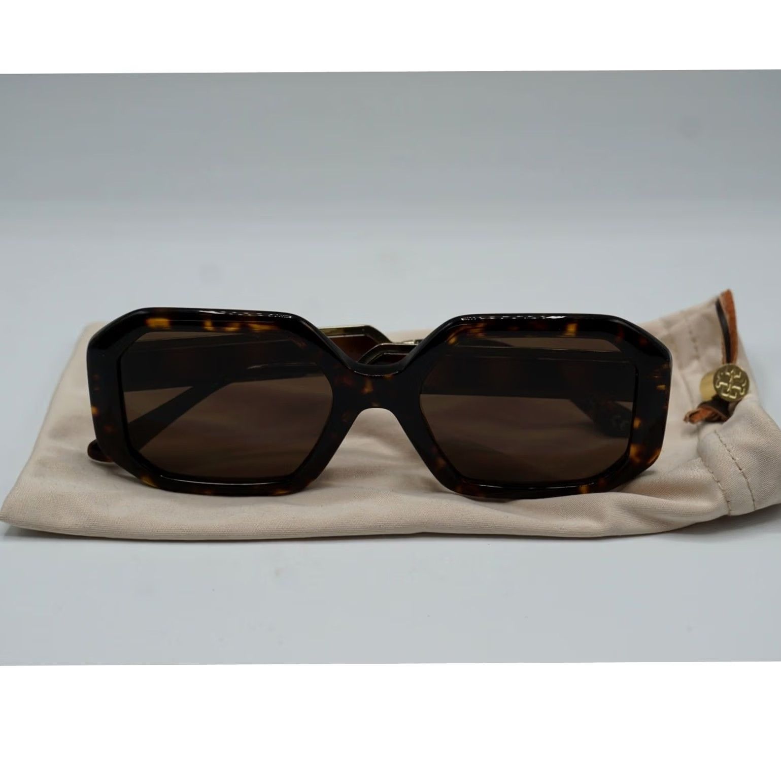 Tory Burch Tory Burch Sunglasses Women TY7160U 1836/13 Brown Tortoise Size ONE SIZE - 2 Thumbnail