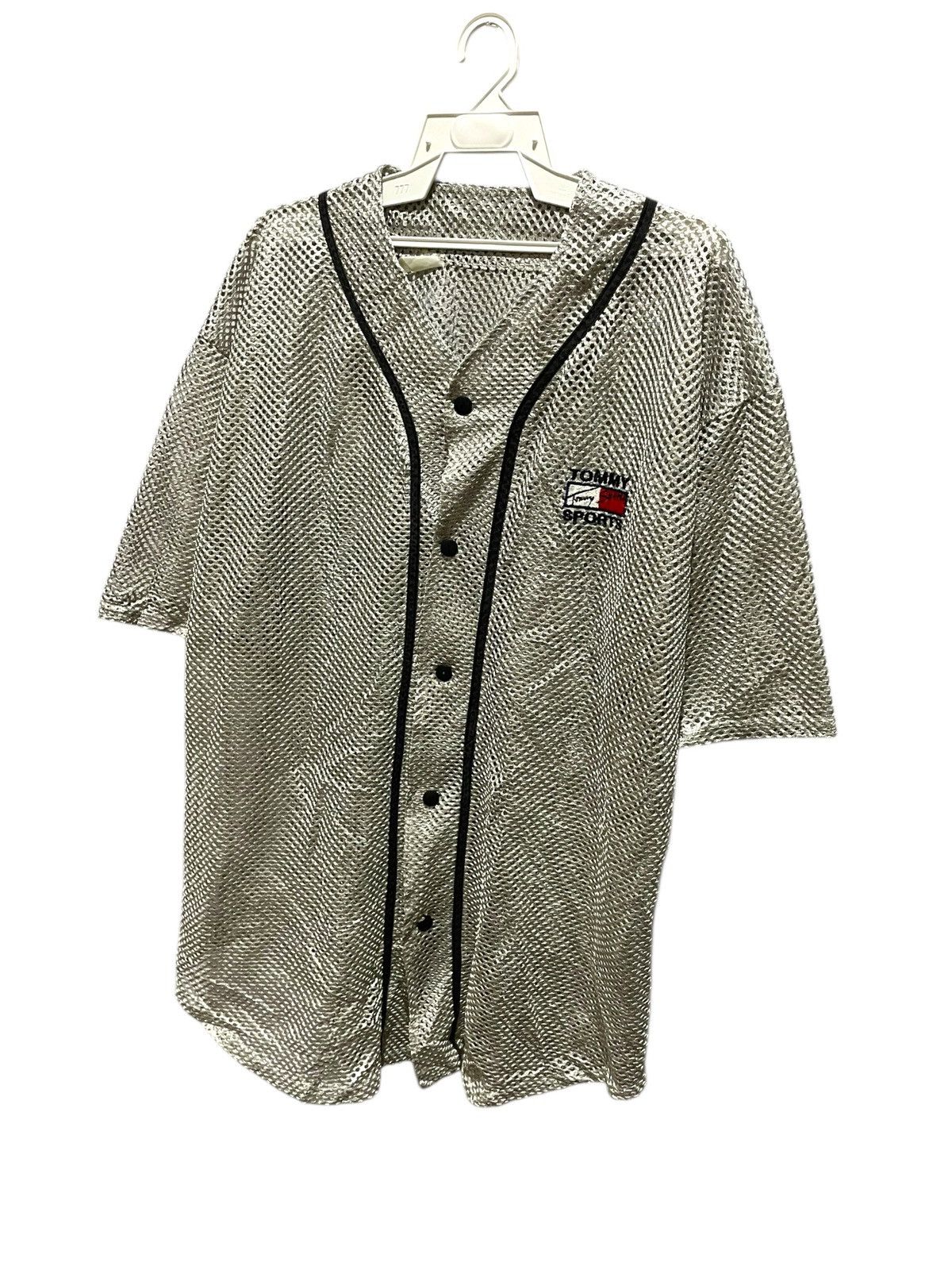 Tommy Hilfiger VTG 90s TOMMY SPORTS MLB DESTROYED MESH JERSEY Size US XL / EU 56 / 4 - 5 Thumbnail
