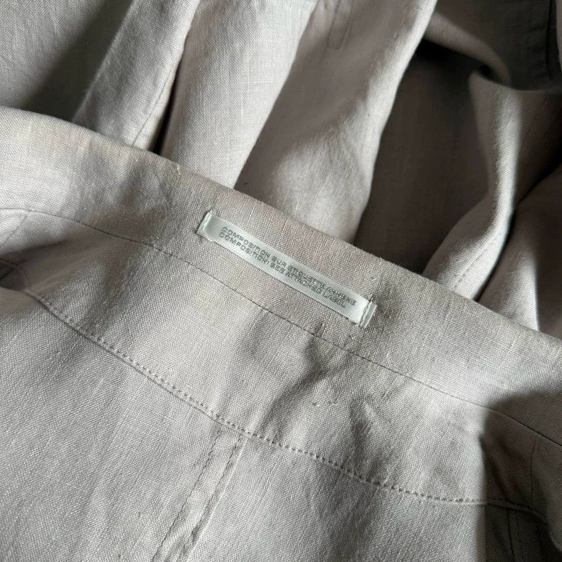 Yohji Yamamoto Yohji Yamamoto Yohji Yamamoto Linen Jacket for Men Size US L / EU 52-54 / 3 - 4 Thumbnail