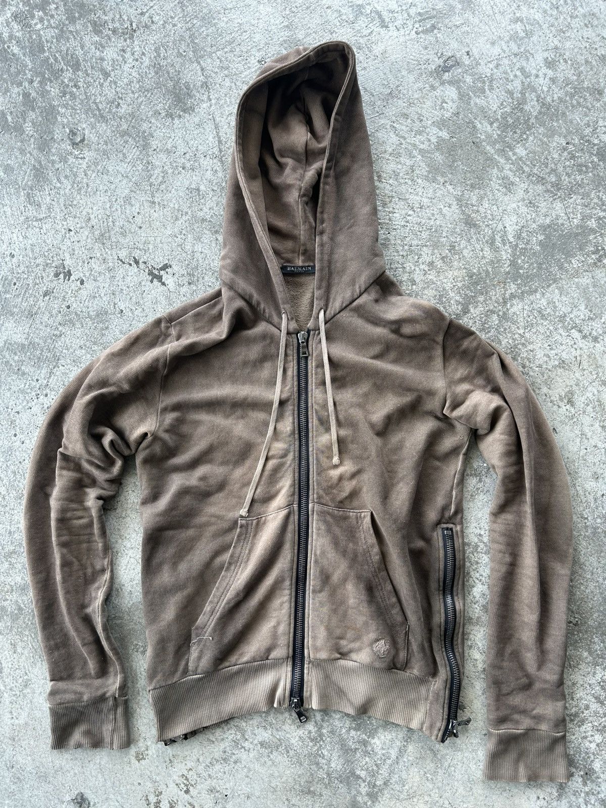 Balmain BALMAIN HOODIE AW10 DECARNIN ERA | Grailed