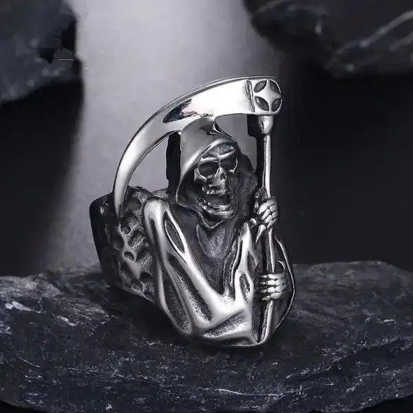 Jewelry × Vintage Vintage Mens Jewellery Personality Alloy Rings Size ONE SIZE - 2 Thumbnail