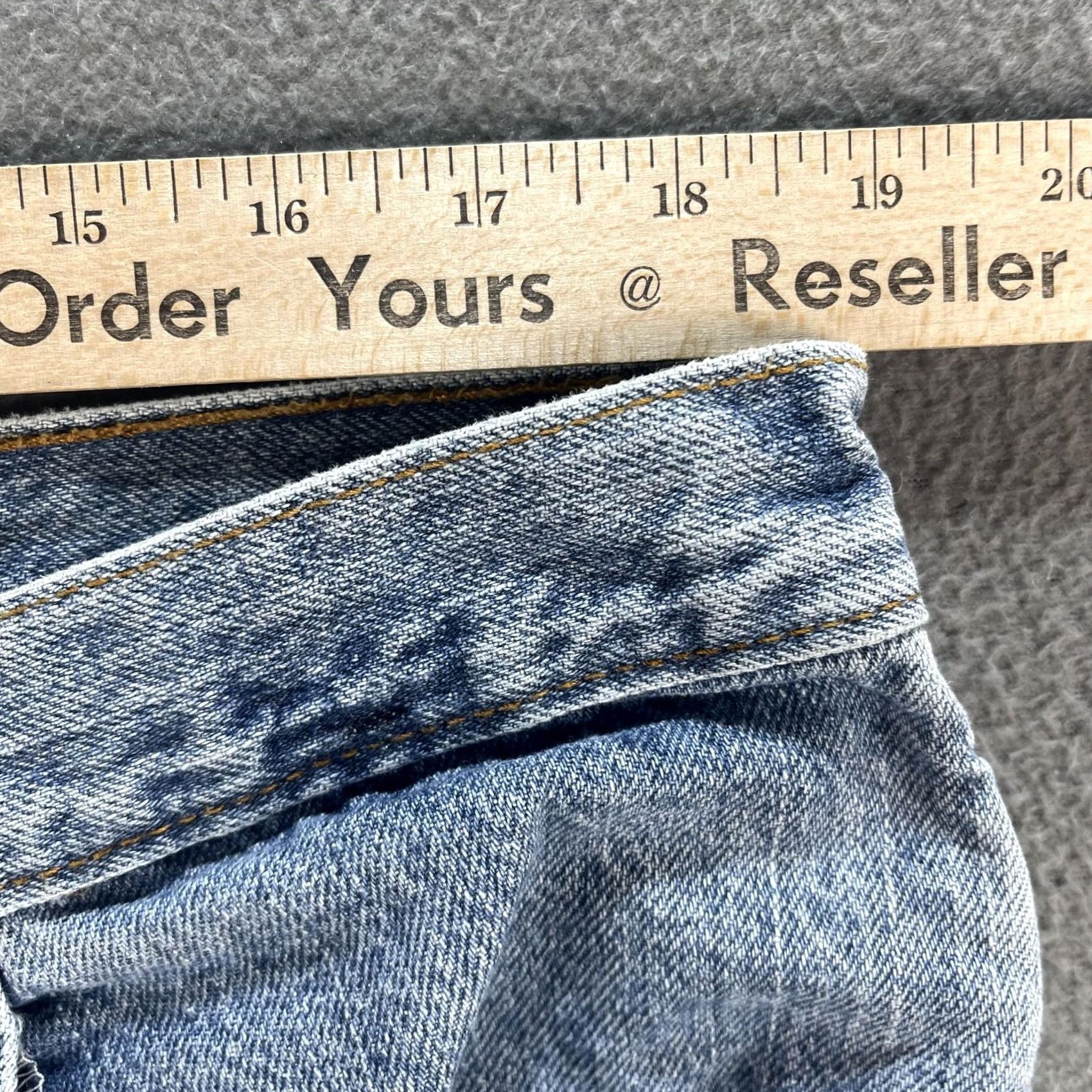 Levi's Levi’S 505 Shorts Mens 40 Blue Denim Regular Fit Casual Classic Size US 40 / EU 56 - 6 Thumbnail