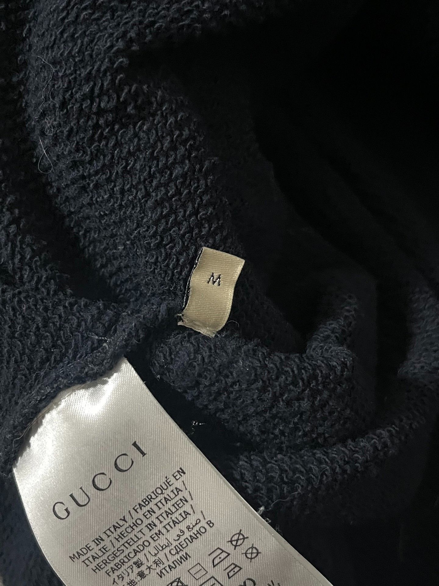 Gucci Gucci Black belt logo half-zipper hooded sweatshirt 2501-Ne Size US M / EU 48-50 / 2 - 6 Thumbnail
