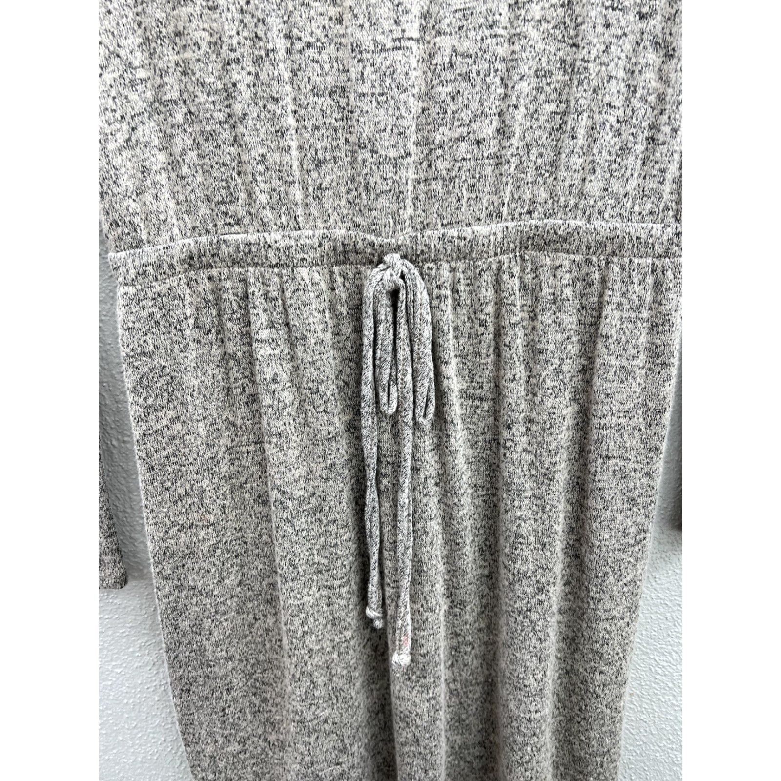 Vintage Womens TMG New York Long Sleeve Brown/Gray Elastic Waist Sweater Dress Medium Size M / US 6-8 / IT 42-44 - 4 Thumbnail