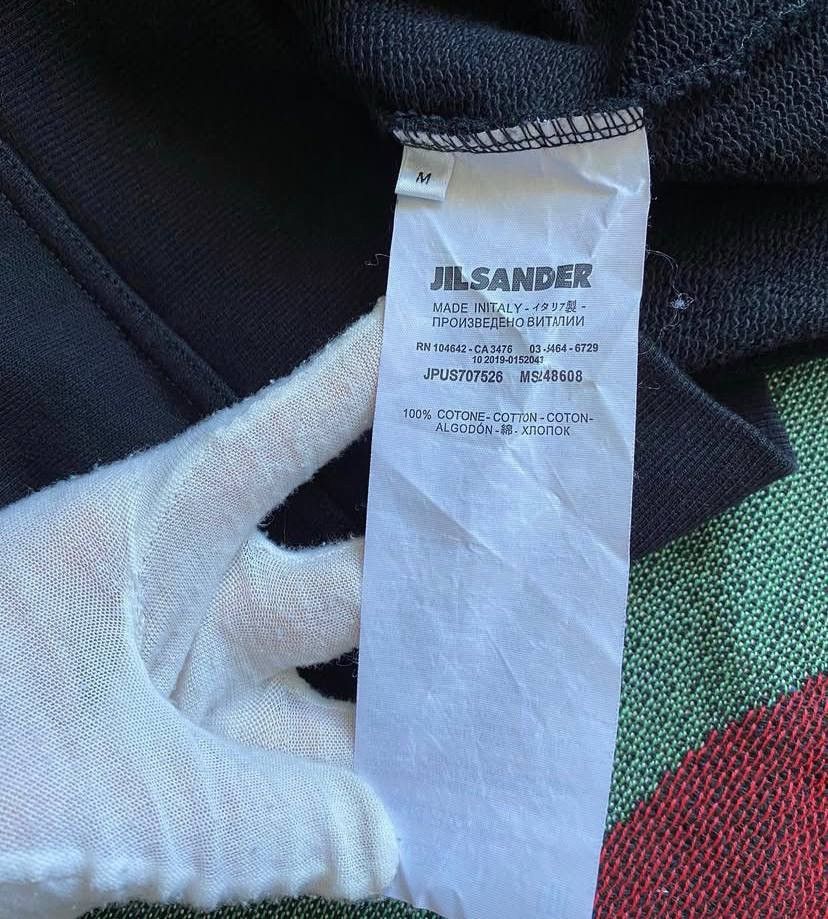 Japanese Brand × Jil Sander Jil Sander Hoodie Black Size US M / EU 48-50 / 2 - 4 Thumbnail