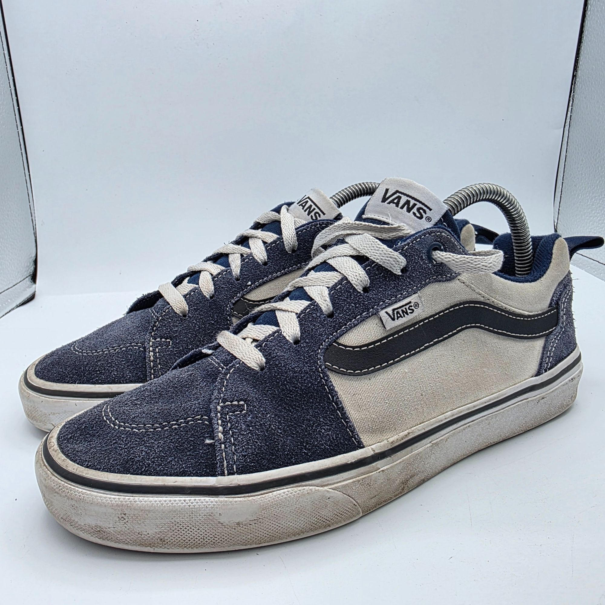 Vans Vans Filmore Mens Size 8 Dress Blue Suede Sneaker Shoes Casu Size US 8 / EU 41 - 4 Thumbnail