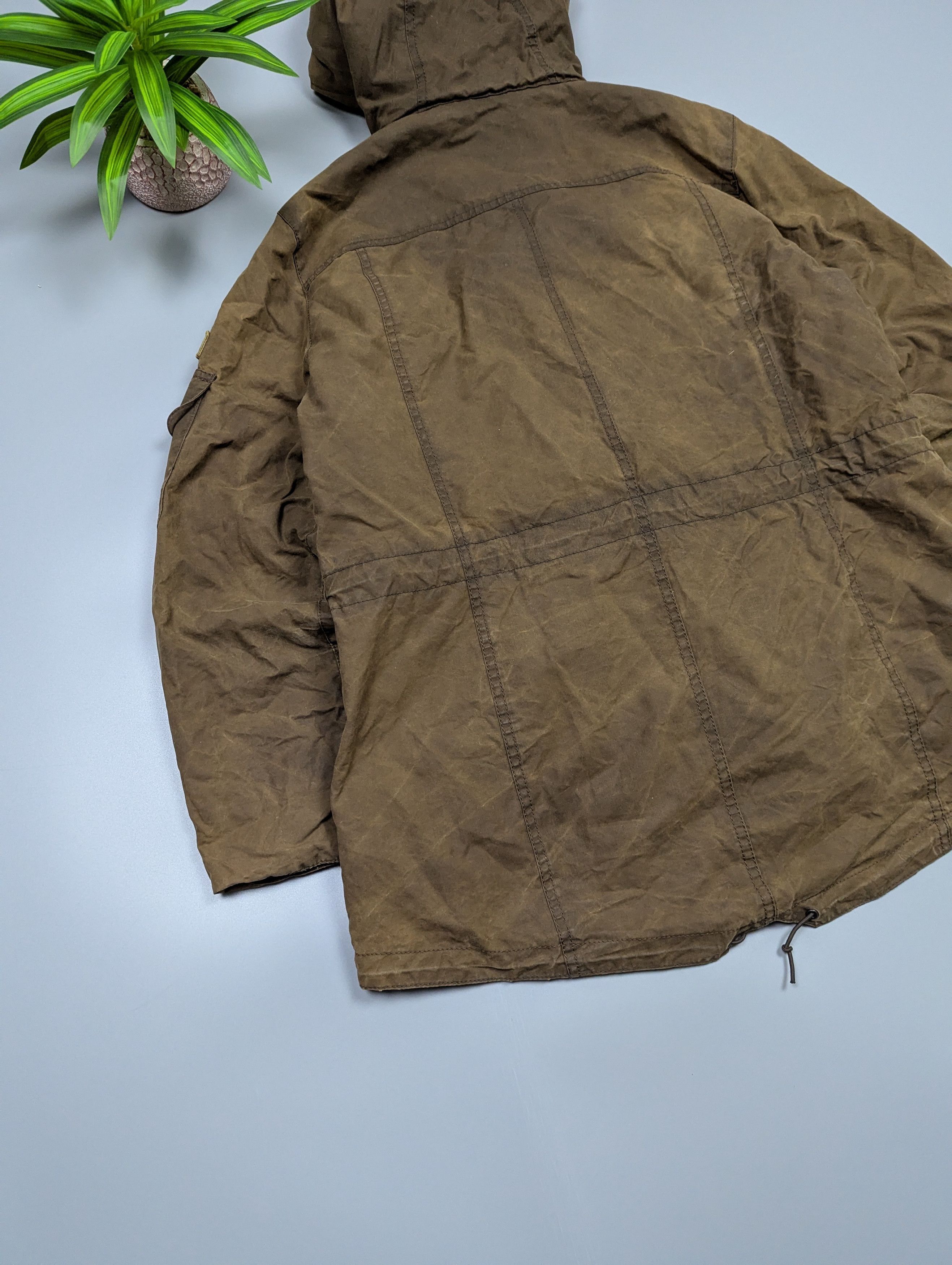 Barbour Barbour Vintage Winter Force Waxed Parka Jacket Olive US12 Size XL / US 12-14 / IT 48-50 - 17 Thumbnail
