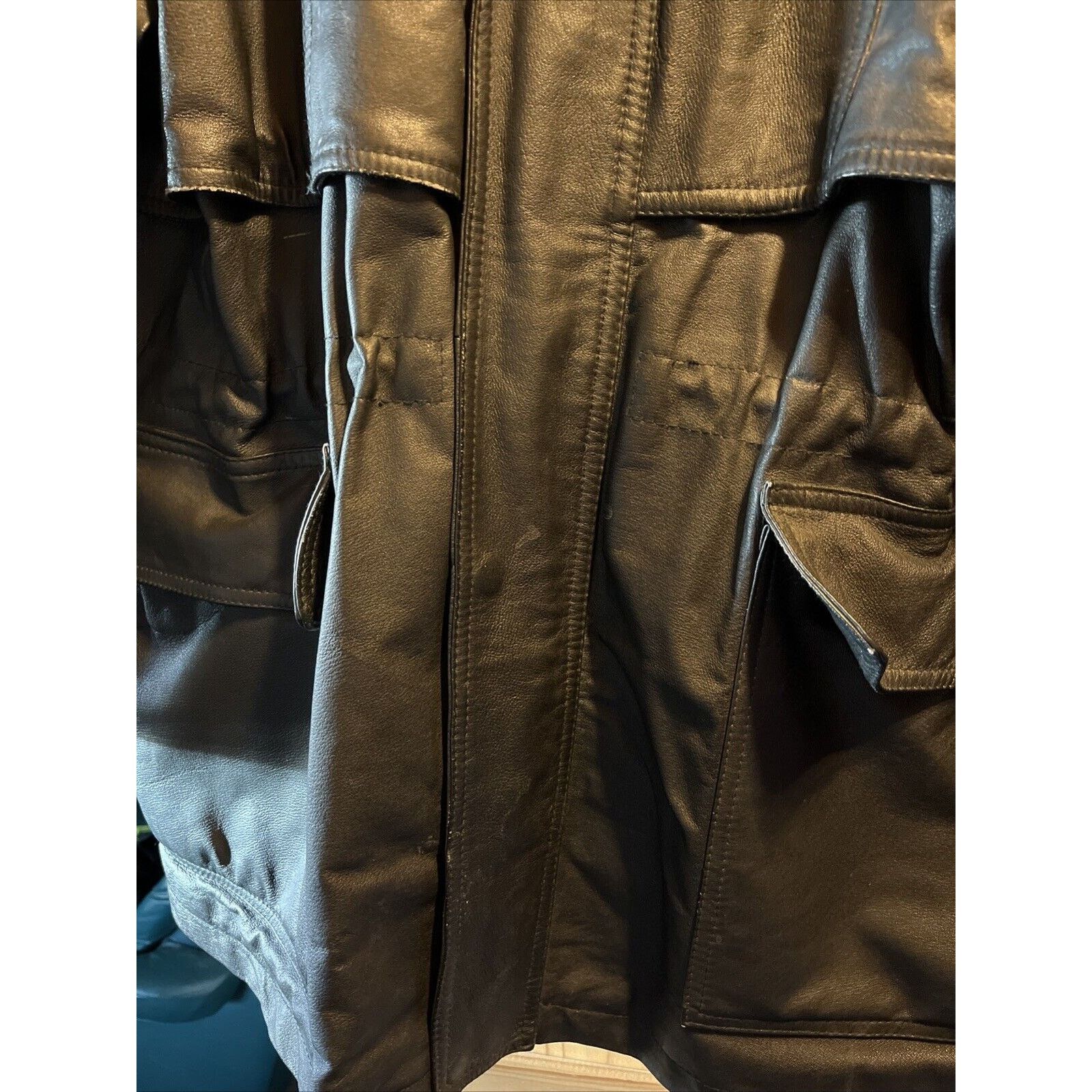 G-III Vintage Jacket Men’s 2X Black leather A2 G1 Global Identity Size US XXL / EU 58 / 5 - 10 Thumbnail