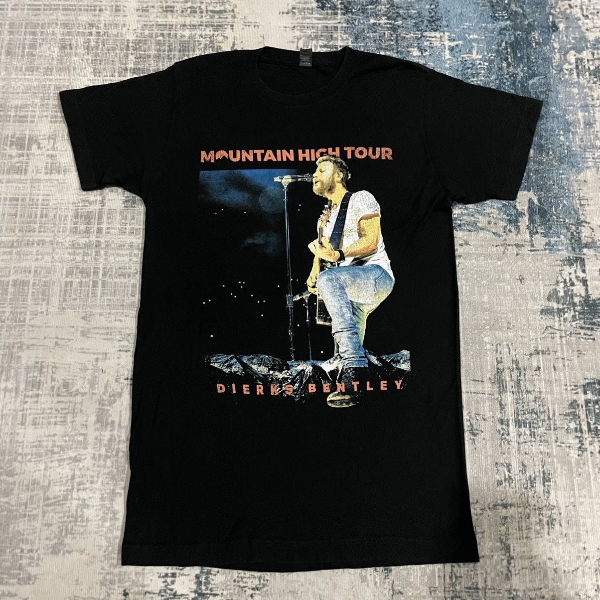 Vintage Dierks Bentley 2018 Mountain High Tour Shirt Size US S / EU 44-46 / 1 - 1 Thumbnail