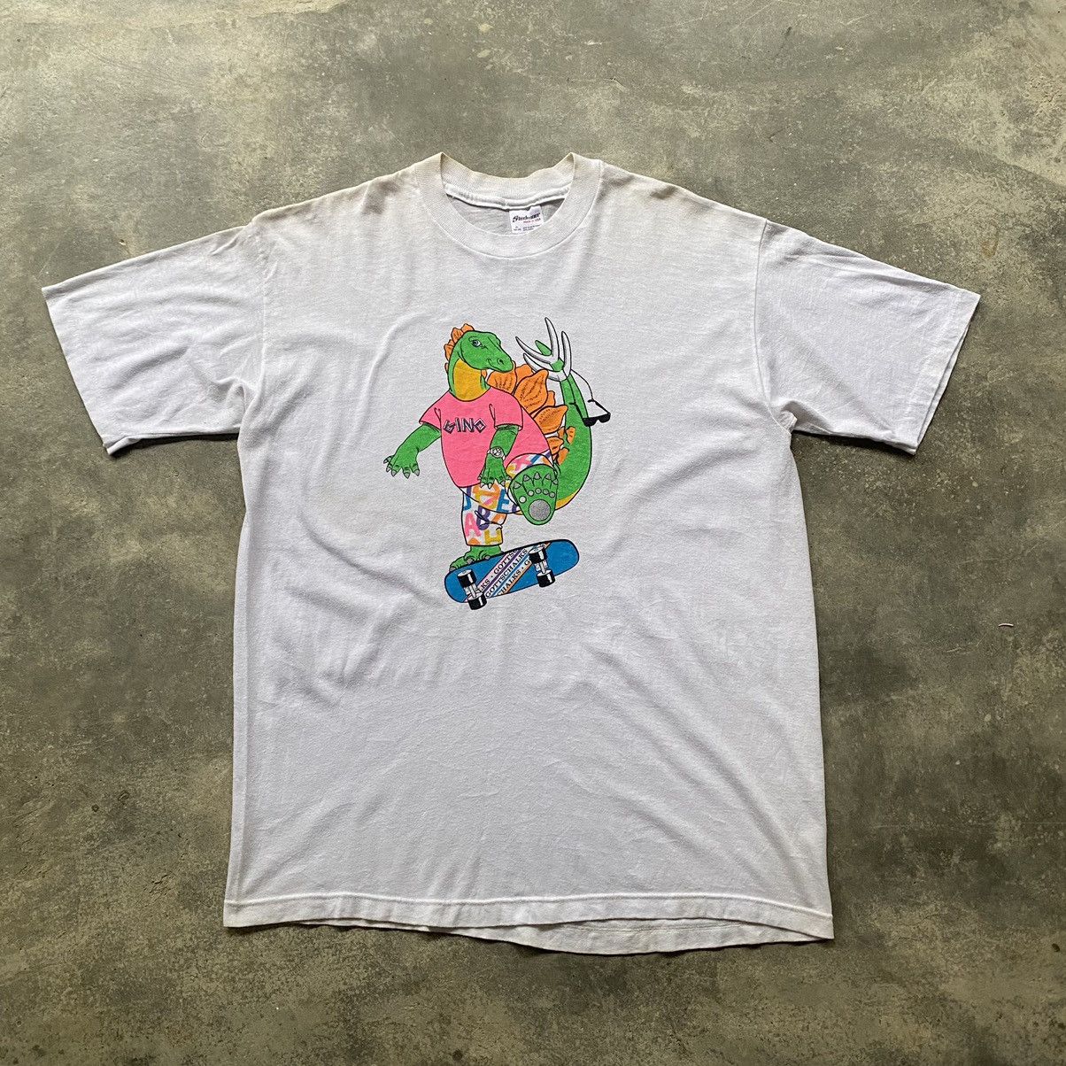Vintage 1980s Skate tee Size US L / EU 52-54 / 3 - 1 Thumbnail