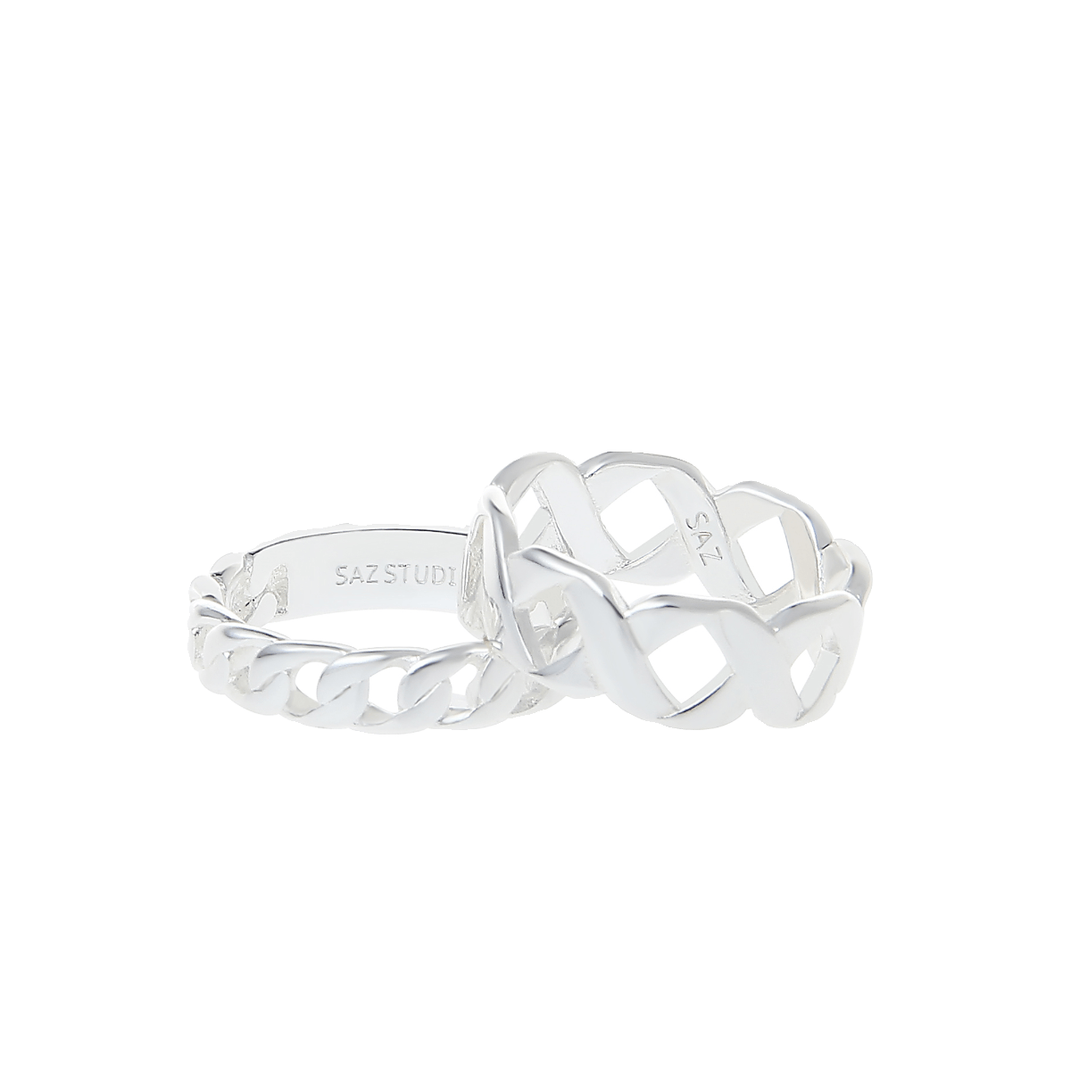 Jewelry Rare Jewelry Rings Open Size Chrome Ring (Size 7-13) Size ONE SIZE - 5 Thumbnail