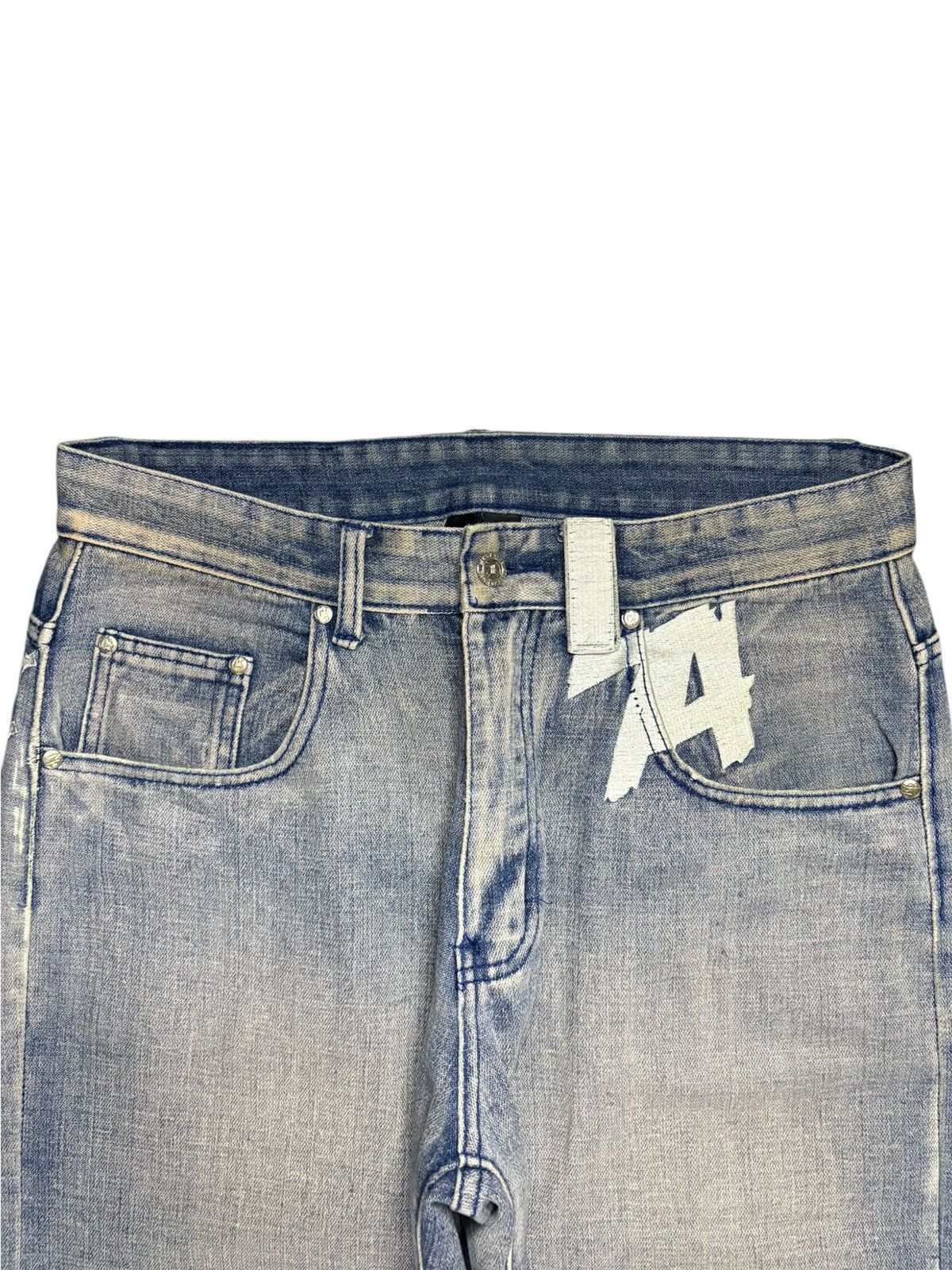 Japanese Brand Vintage Japanese Brand L.A GANGSTA Spell Out Baggy Jeans Size US 32 / EU 48 - 4 Thumbnail
