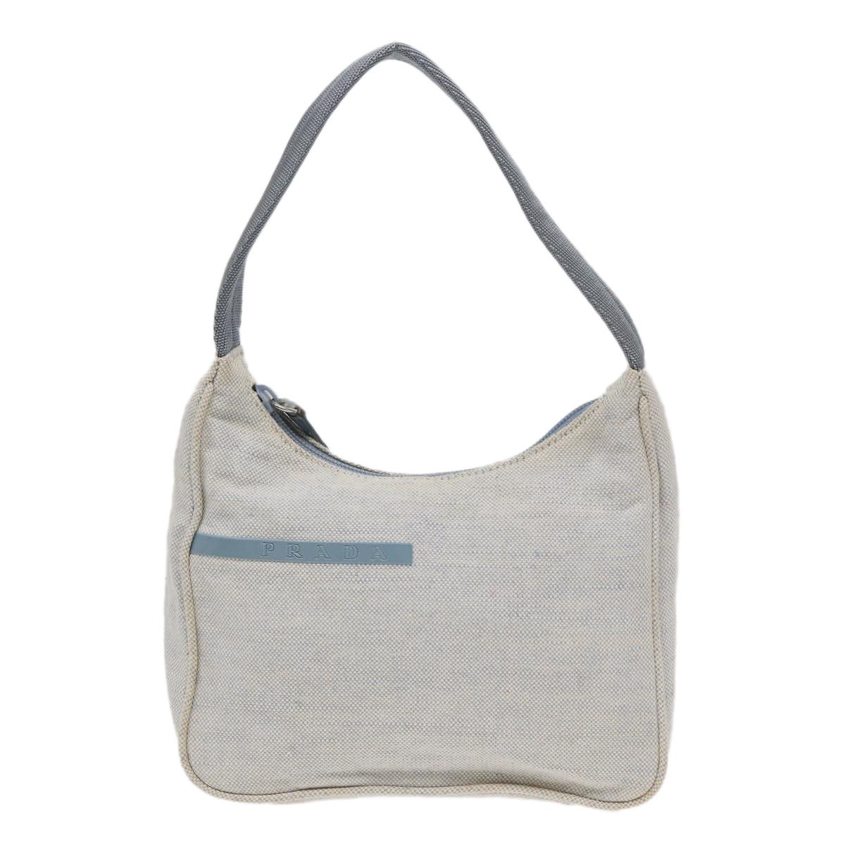 Re-Edition Grey Canvas Clutch Bag (Pre-Owned)