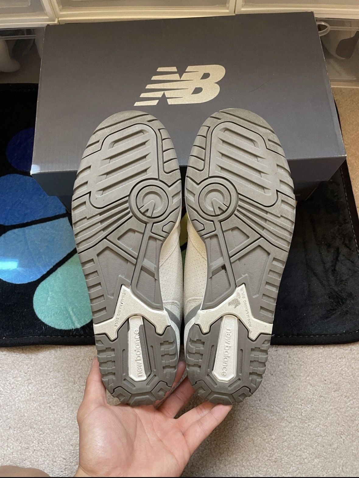 New Balance Size 8.5 - New Balance 550 x United Arrows Beige White Size US 8.5 / EU 41-42 - 6 Thumbnail