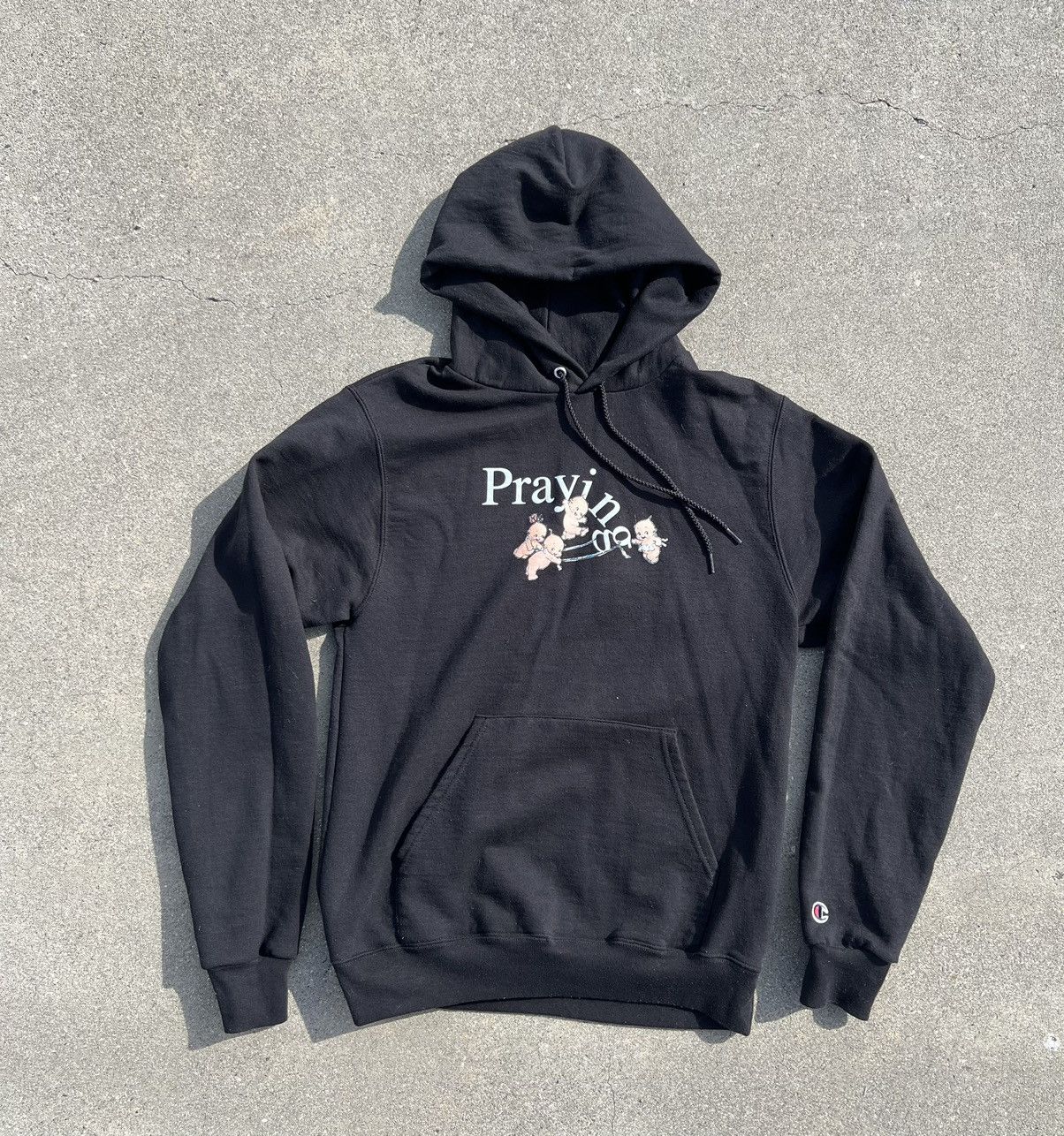 Brangelina Praying Hoodie Grey Other Designers Praying