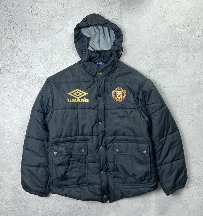 Vintage Manchester United umbro jacket puffer 90s vintage Grailed