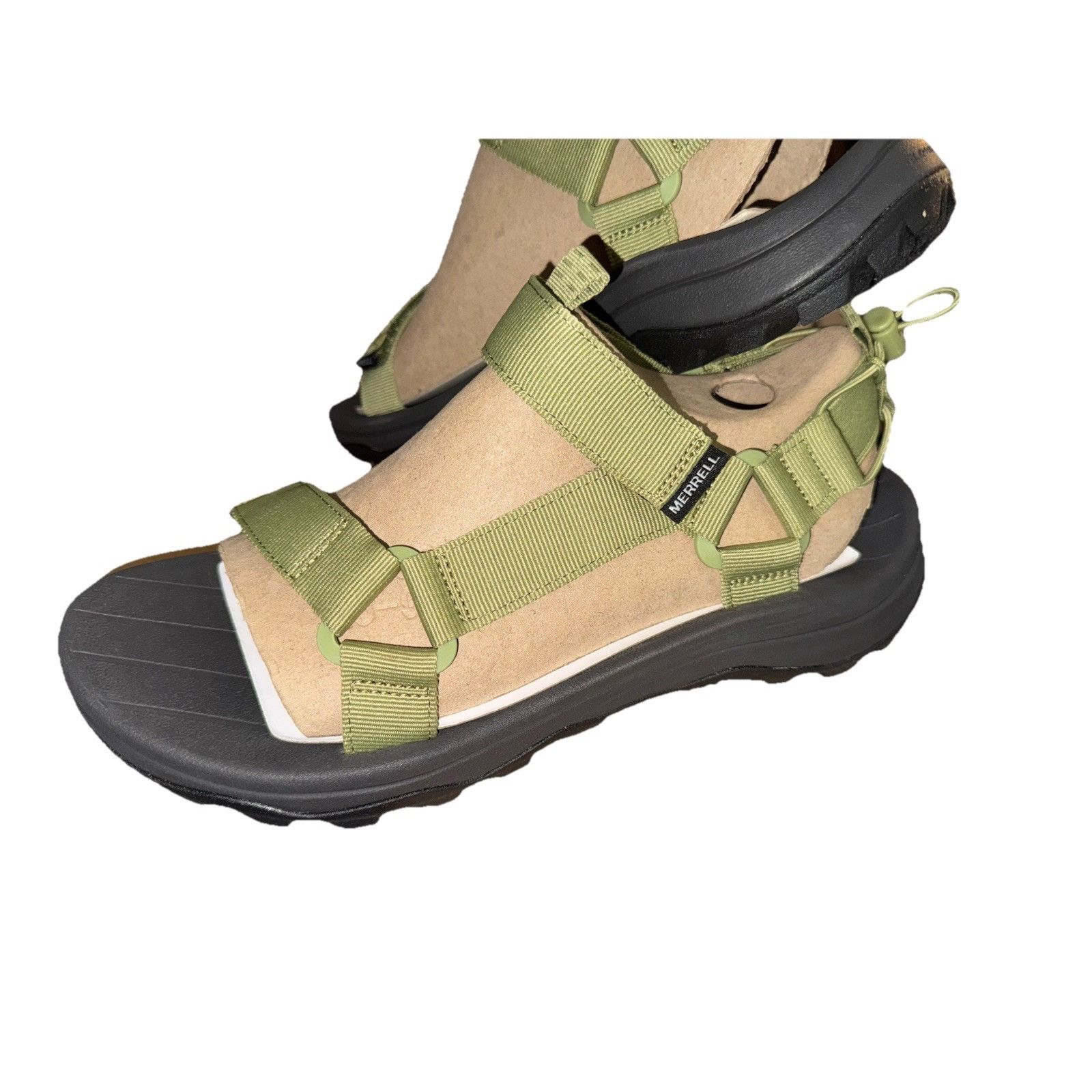 Merrell Mens Merrell Speed Fusion Web Sport Sandal Coyote/Khaki Hook Size US 9 / EU 42 - 2 Thumbnail
