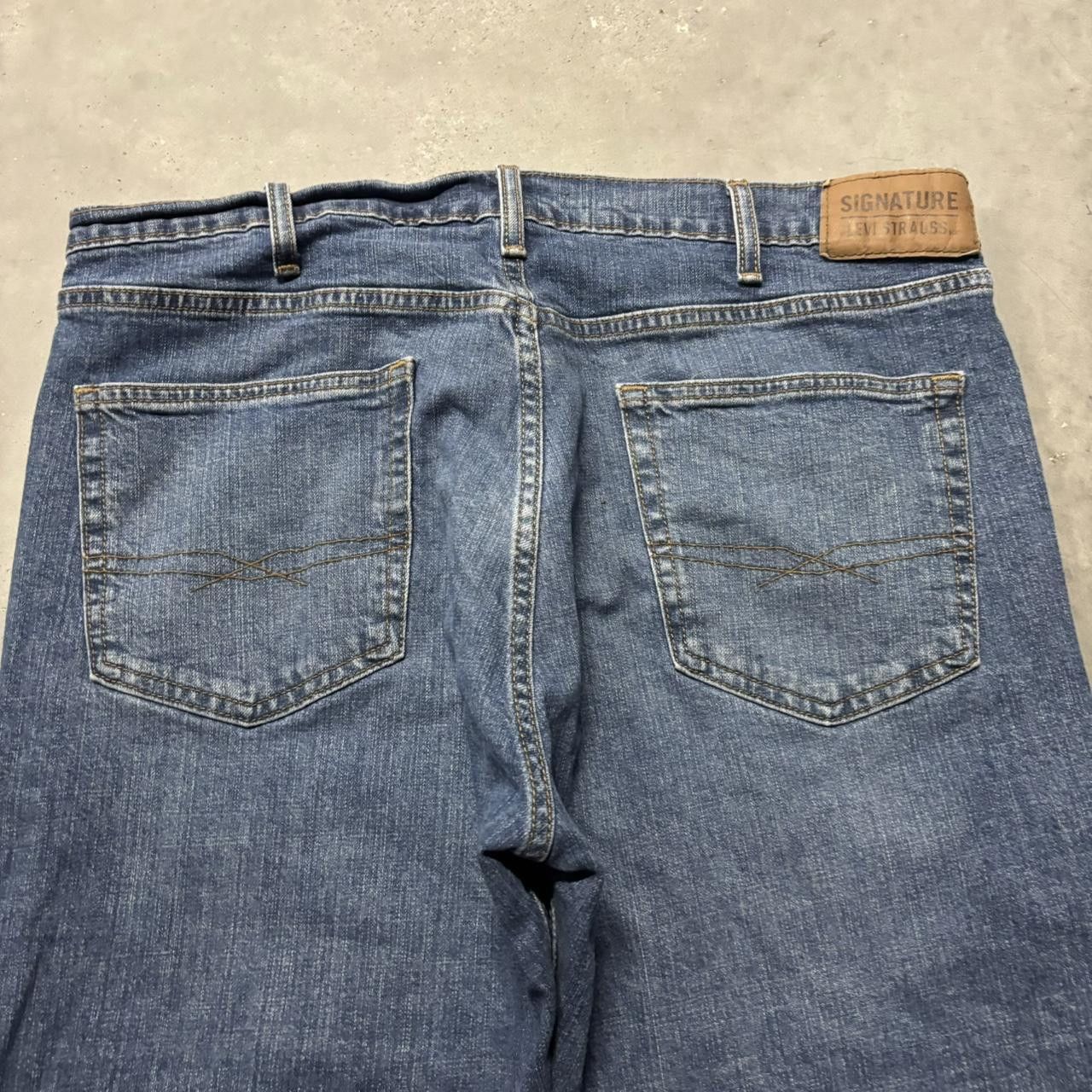 Japanese Brand × Levi's Crazy Vintage Y2K/2000s Grunge Dark Wash Levis Bootcut Denim Jeans! Size US 36 / EU 52 - 7 Thumbnail
