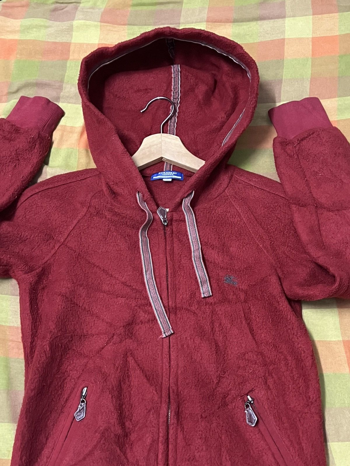 Burberry BURBERRY Blue Label sweatshirt zipper hoodie fleece Size US XS / EU 42 / 0 - 6 Thumbnail