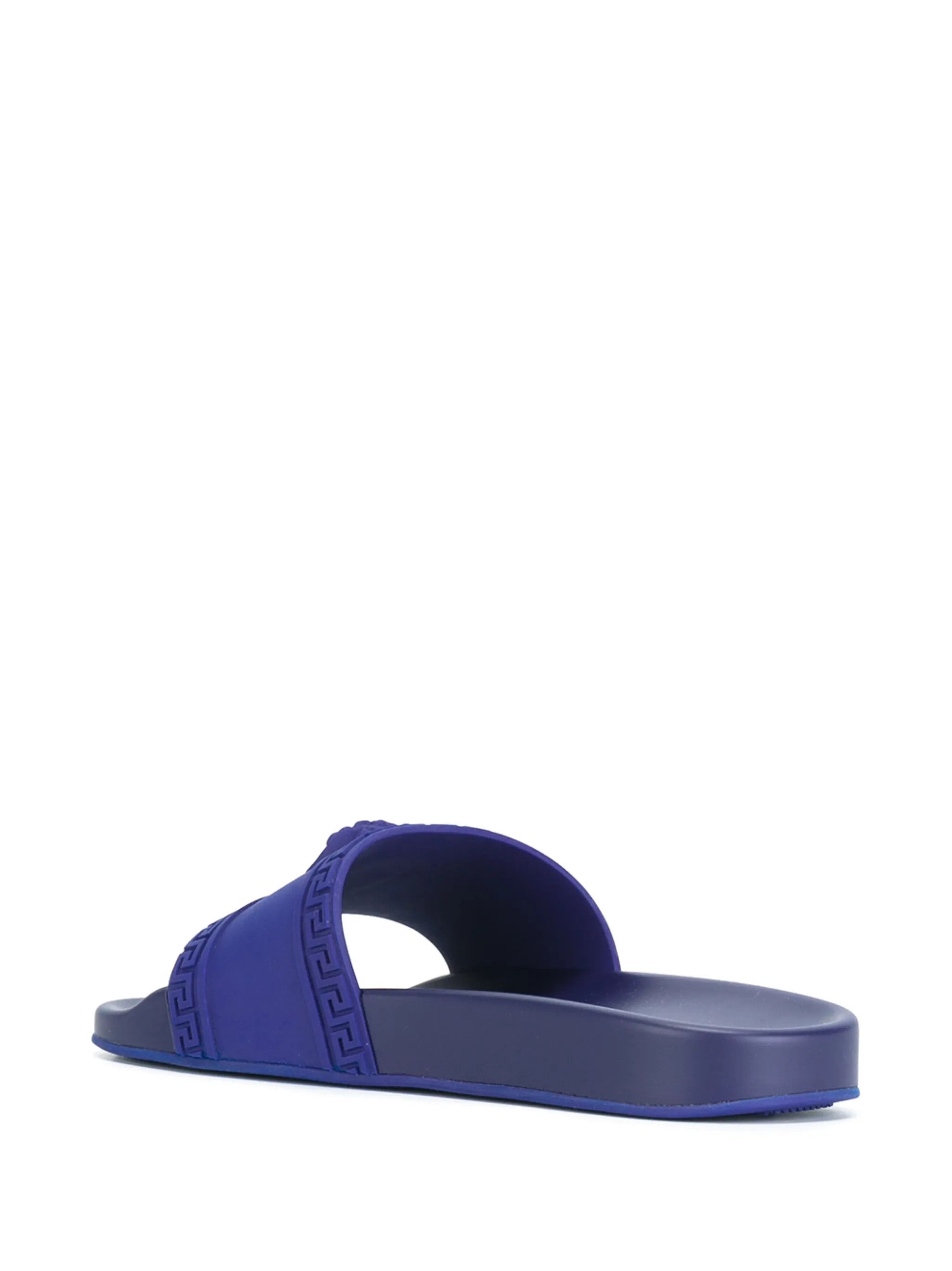 Versace Medusa Rubber Logo Slide Pool Sandal Flip Flop Flat 44 11 Size US 11 / EU 44 - 11 Thumbnail