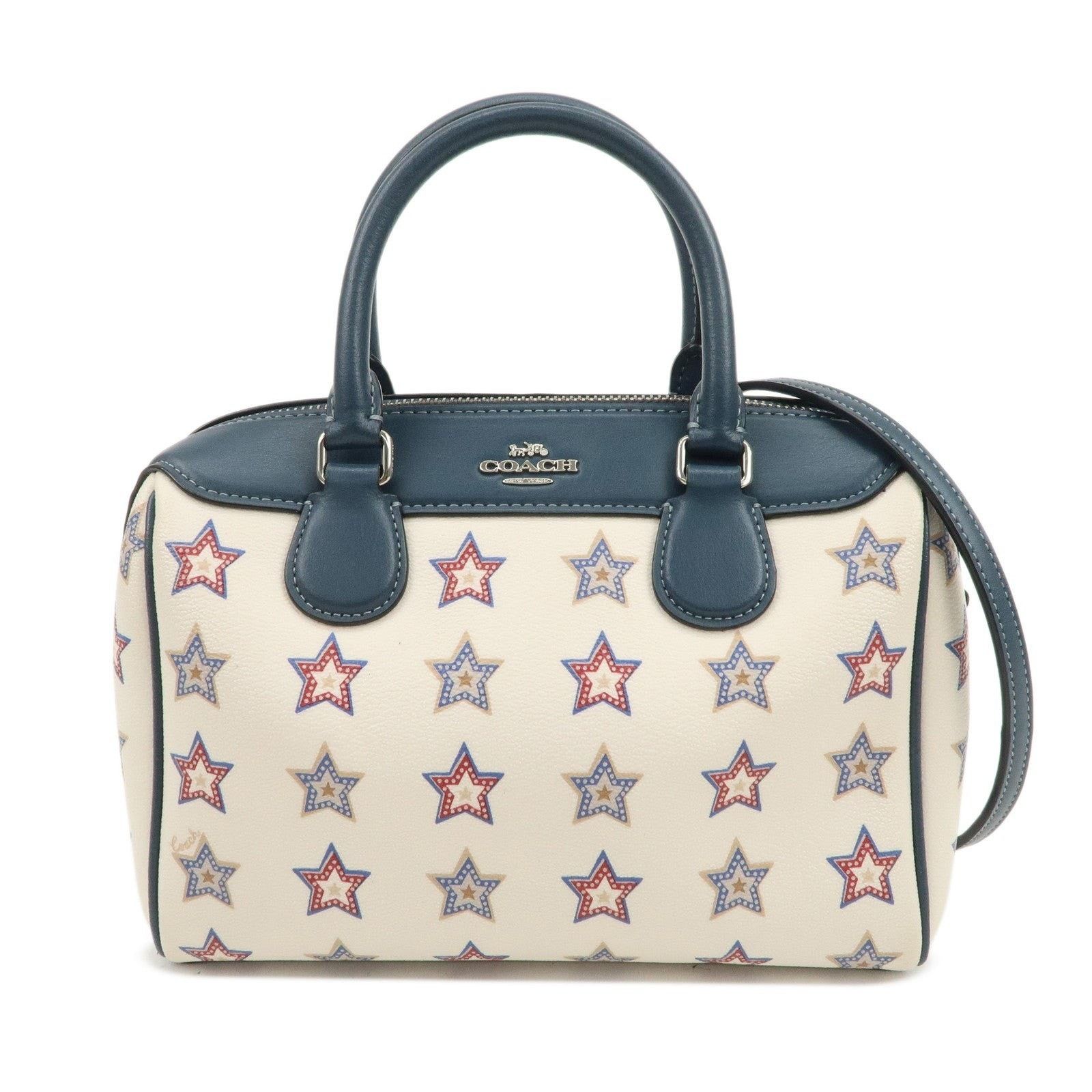Coach Coach Star Print Mini Bennett PVC Shoulder Bag White Size ONE SIZE - 1 Thumbnail