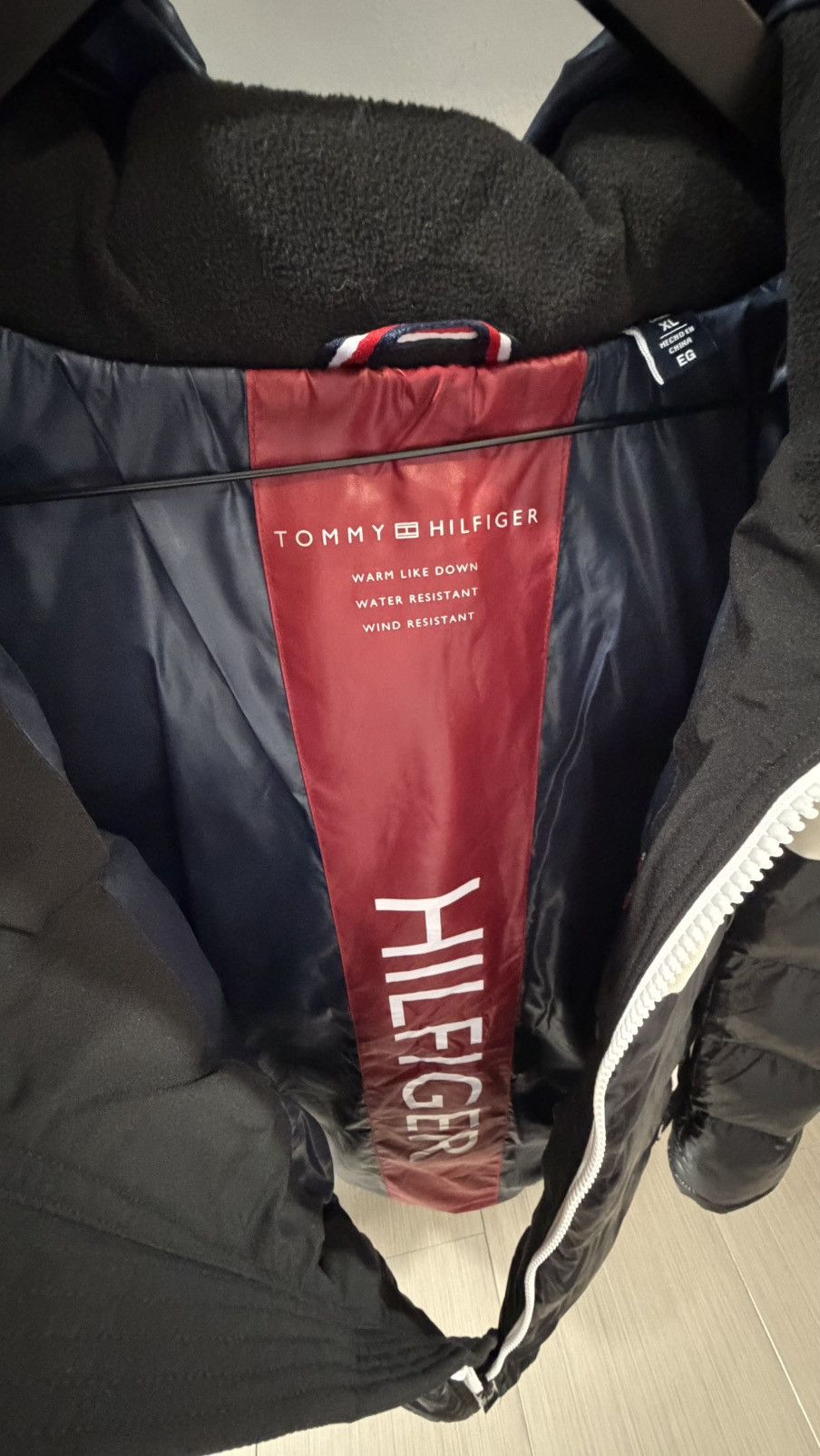 Tommy Hilfiger Tommy Hilfiger Puffer with Hood Size US XL / EU 56 / 4 - 4 Thumbnail