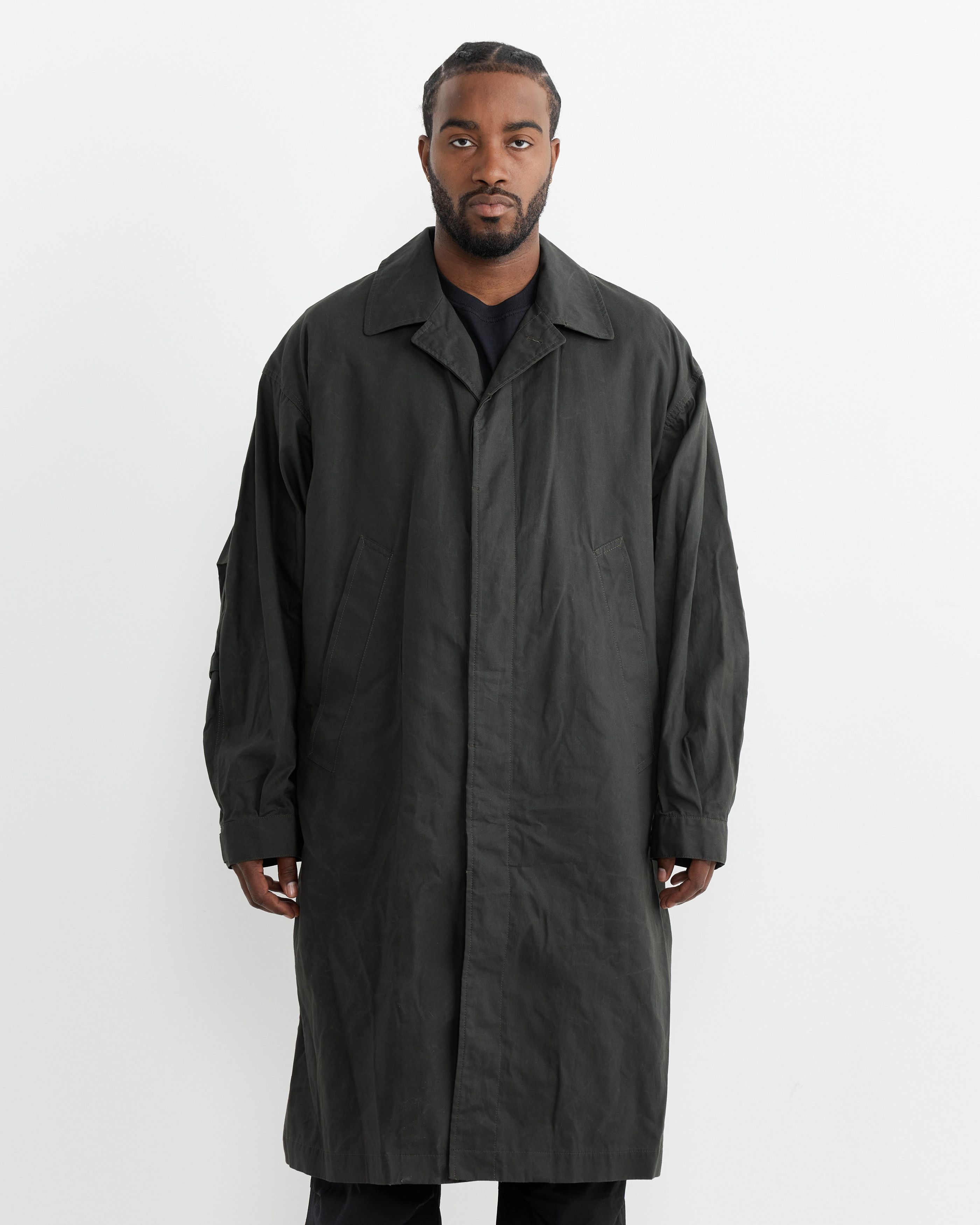 Yohji Yamamoto Vintage 90s Y's Yohji Yamamoto Nylon Long Jacket Size US XL / EU 56 / 4 - 11 Thumbnail
