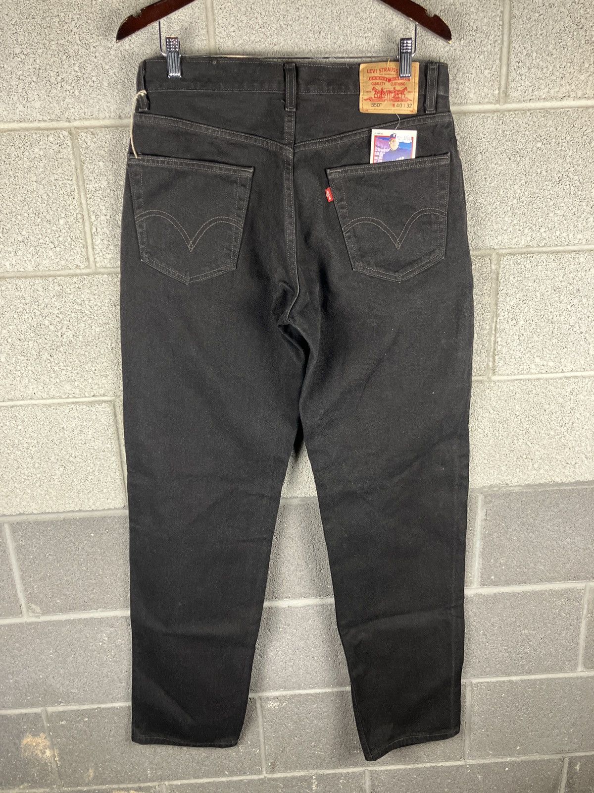 Vintage Vintage Levi s 550 Black Denim Jeans 34 x 36 Grailed