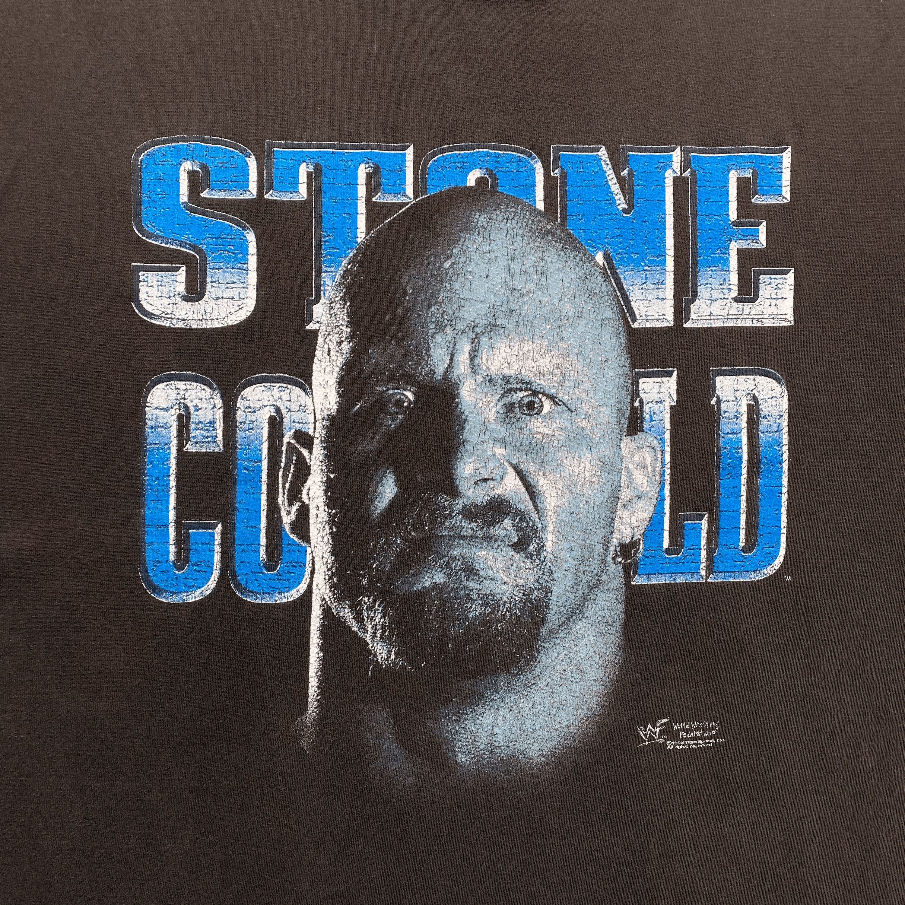 Vintage × WWF Vintage 1998 Stone Cold Steve Austin T-Shirt Size US XXL / EU 58 / 5 - 2 Thumbnail