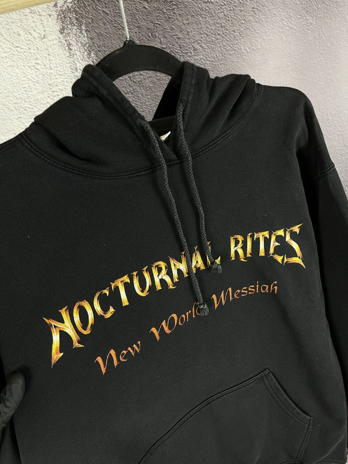 Band Tees × Vintage Nocturnal Rites New World Messiah vintage distressed hoodie Size US L / EU 52-54 / 3 - 11 Thumbnail