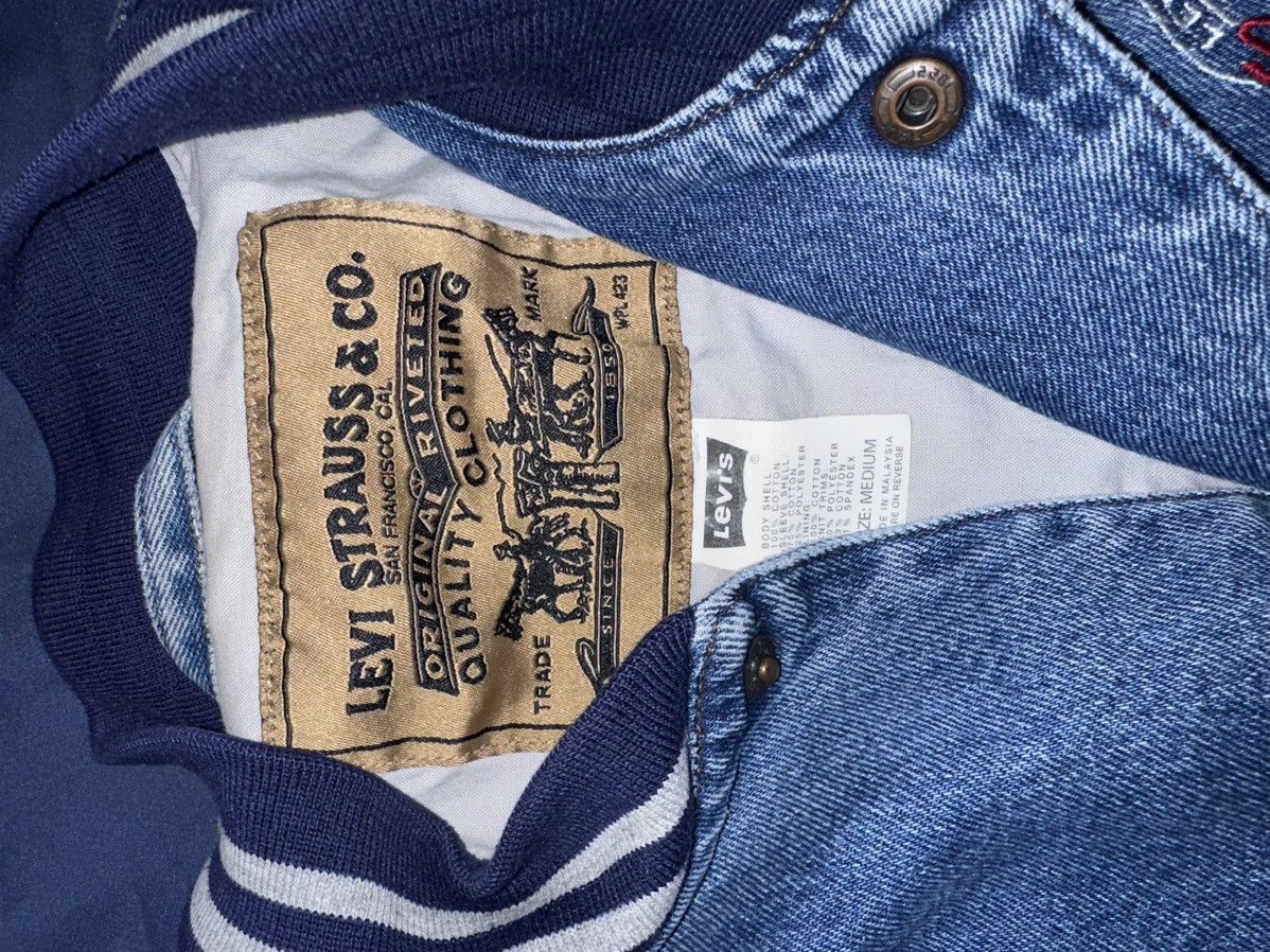 Levi's Levi's Strauss Original Denim Bomber Varsity Jacket Size M Size US M / EU 48-50 / 2 - 3 Thumbnail