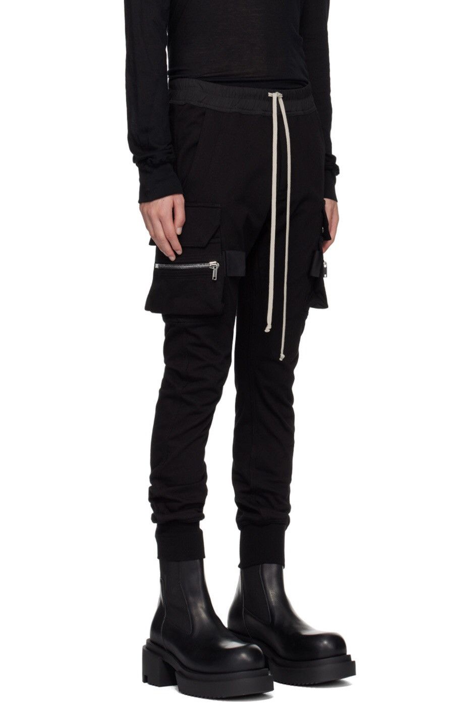 Rick Owens NWT Men’s Rick Owens black cargo joggers size IT 46 Size US 30 / EU 46 - 2 Thumbnail