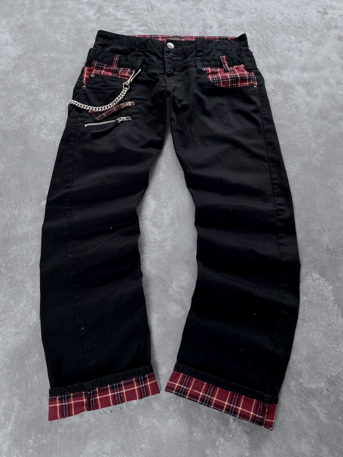 Hysteric Glamour PPFM Style Double Waist Pants Punk Style ✨ Size US 30 / EU 46 - 1 Thumbnail