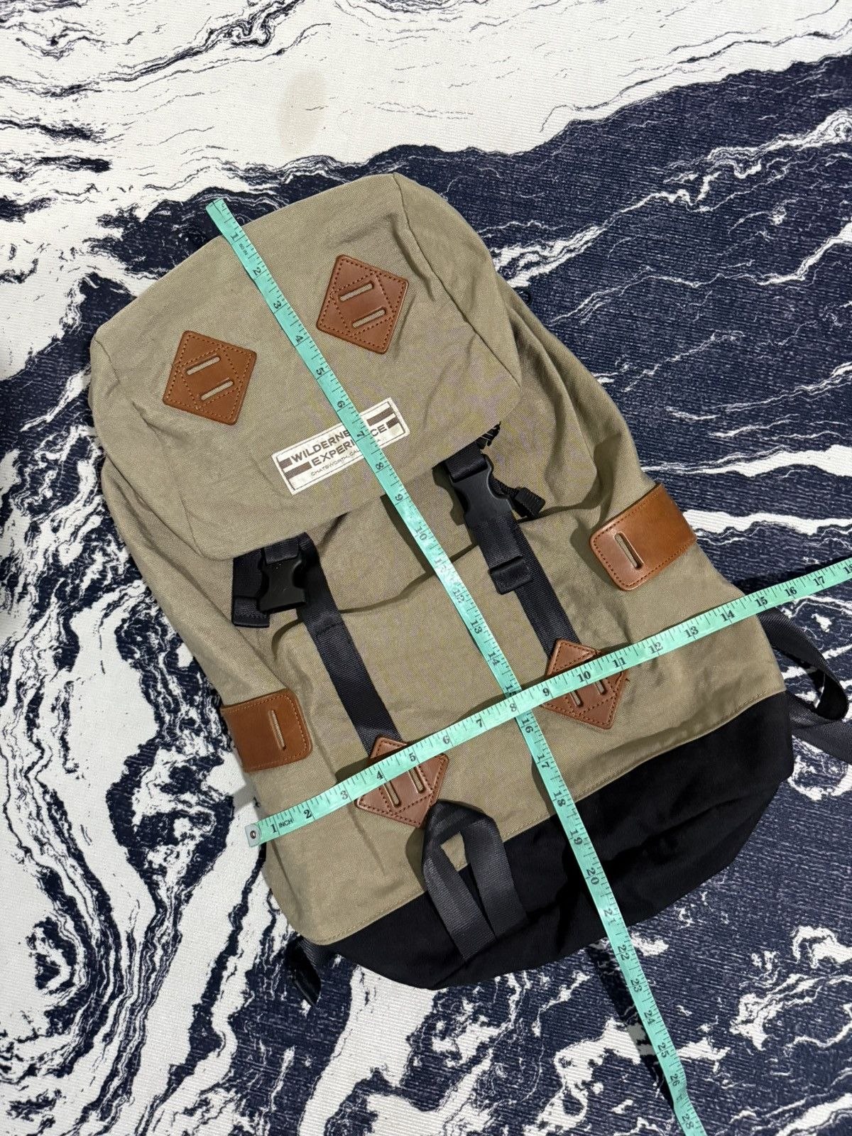 The Mountain Vintage Wilderness experience california backpack nylon Size ONE SIZE - 13 Thumbnail