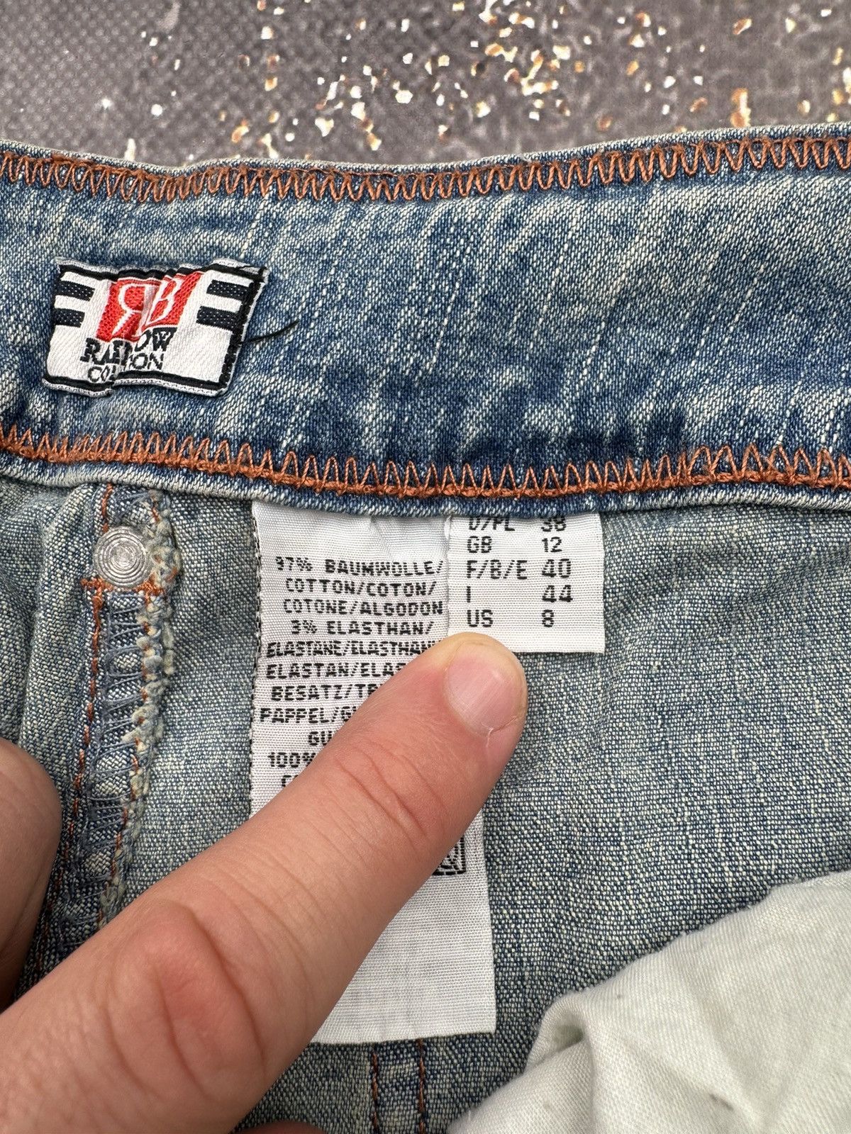 Vintage Vintage Cargo Flared Jeans Size 30" / US 8 / IT 44 - 6 Thumbnail