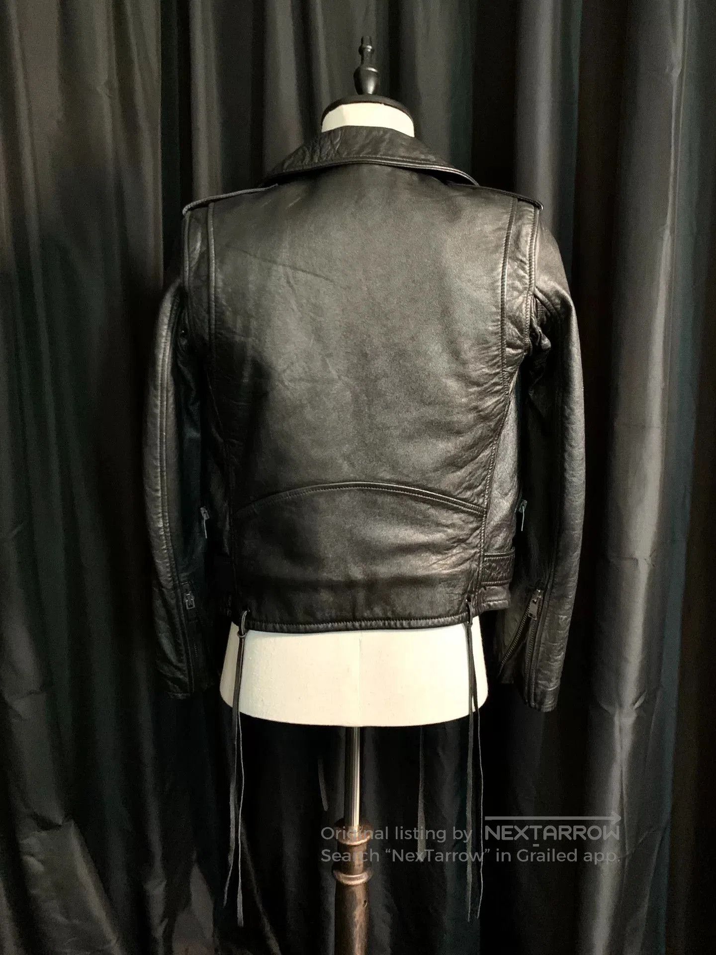 Saint Laurent Paris Saint Laurent 2016 A/W Leather Biker Jacket. Size XS / US 0-2 / IT 36-38 - 2 Thumbnail