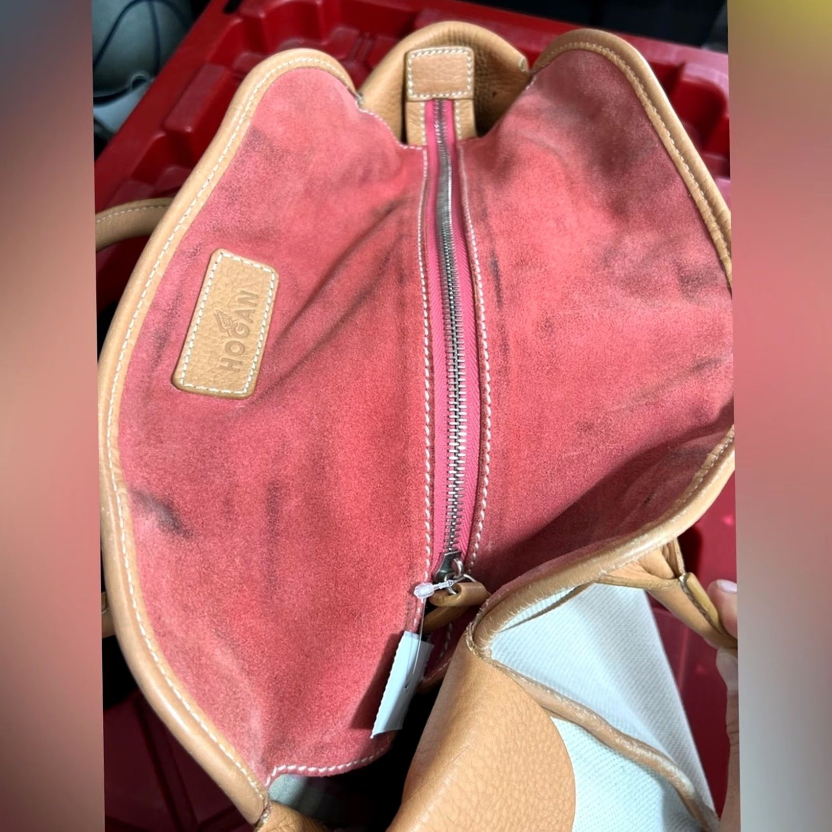 Hogan HOGAN Leather And Canvass Satchel Bag Made in Italy Size ONE SIZE - 7 Thumbnail