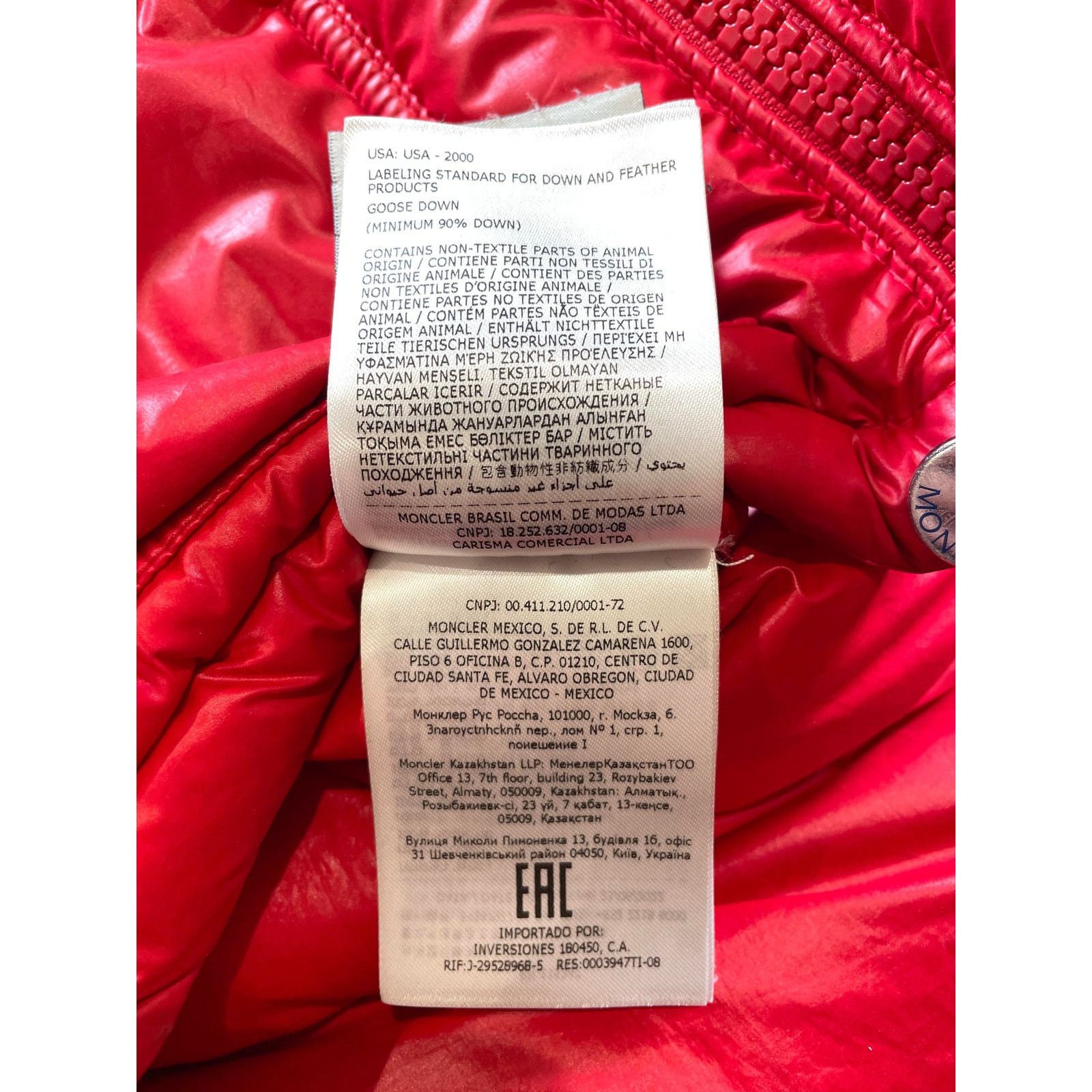 Moncler Moncler Red Masaya Puffer Jacket Size US L / EU 52-54 / 3 - 8 Thumbnail