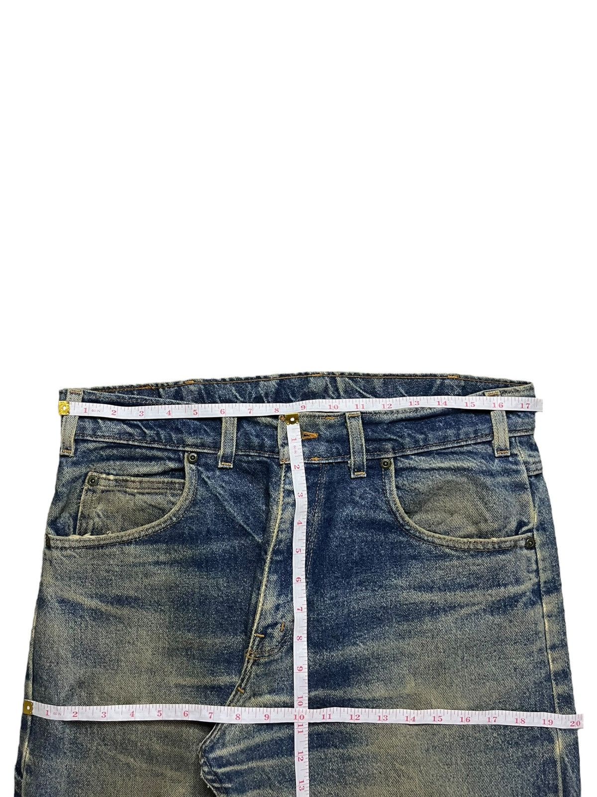 Japanese Brand Vintage Japanese Brand Mud Wash Carpenter Distressed Jeans Size US 35 - 11 Thumbnail