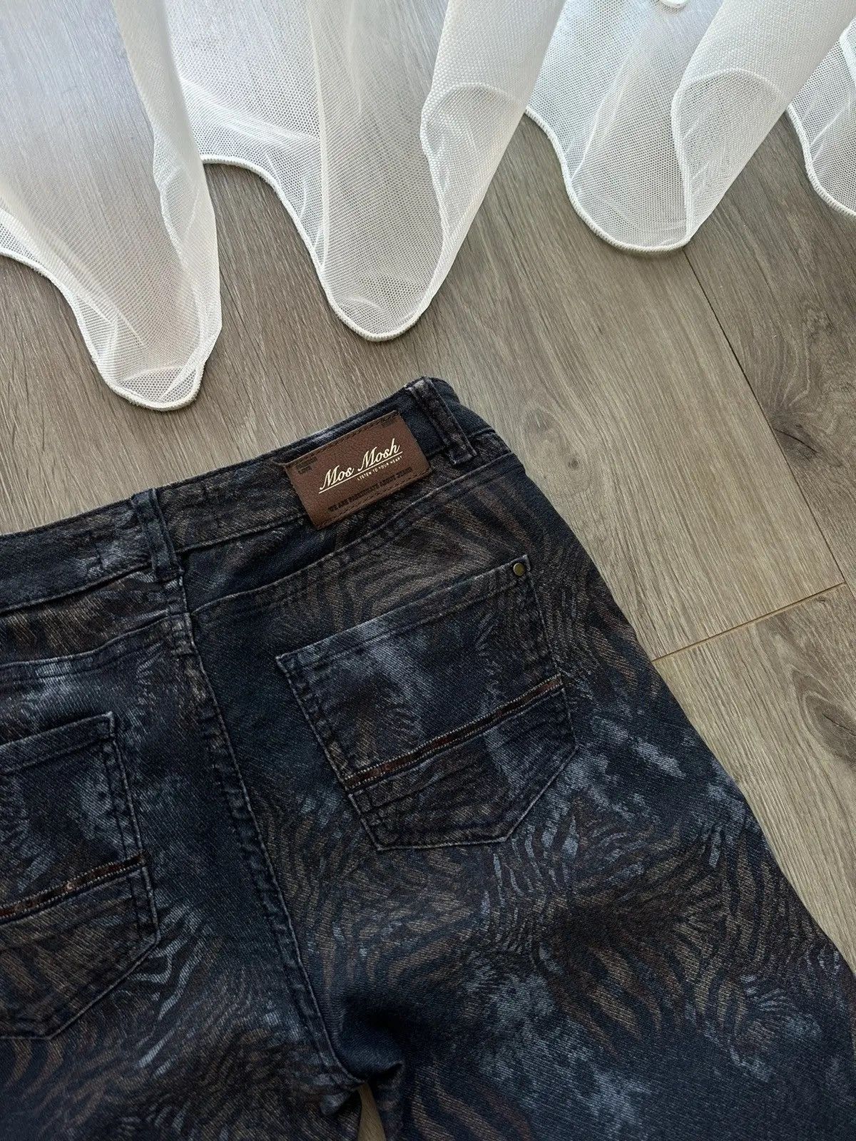 Vintage Vintage Mos Mosh Cool Summer Printed Denim Pants Size 26" / US 2 / IT 38 - 12 Thumbnail