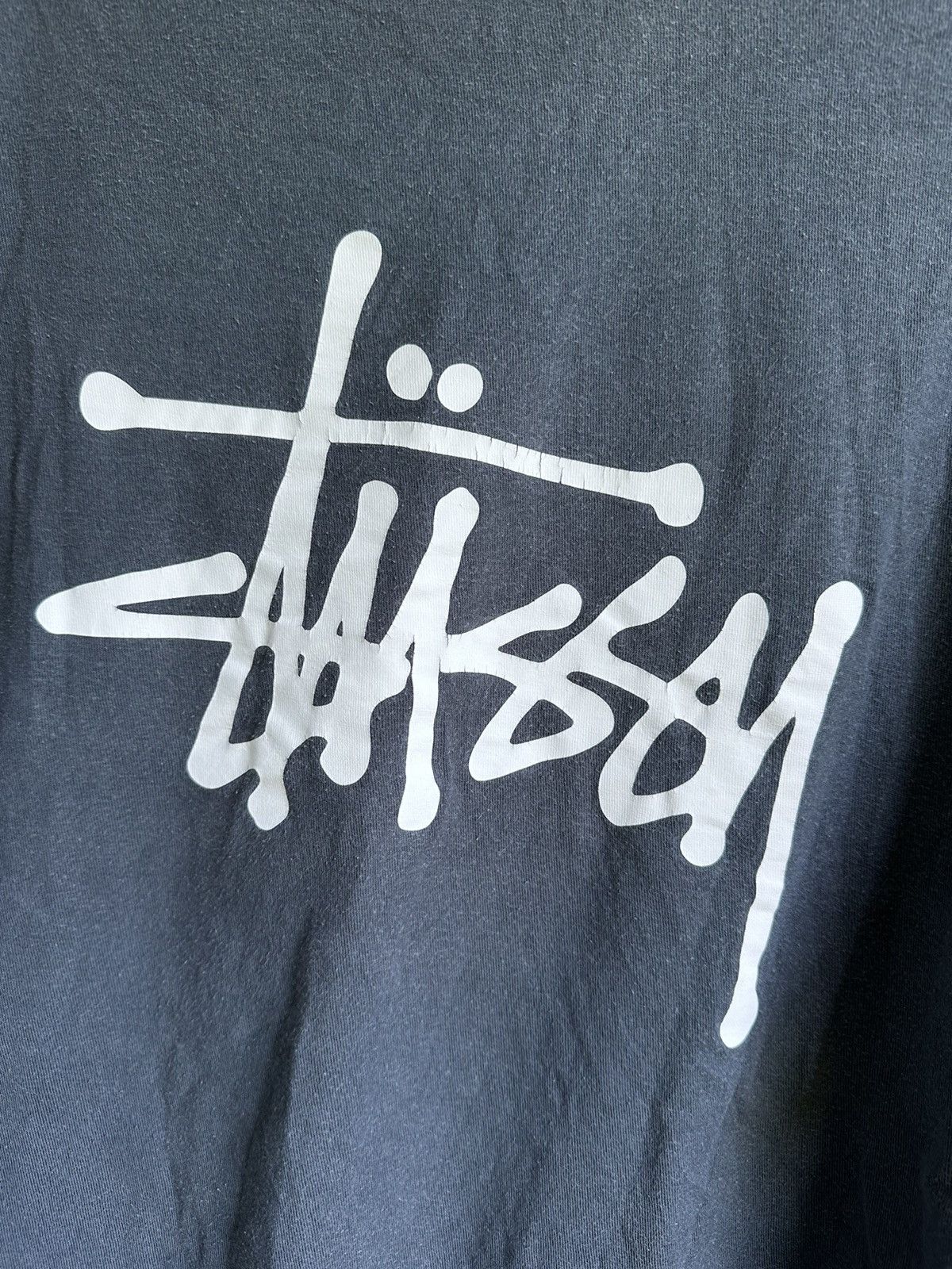 Stussy 🔥VINTAGE STUSSY FADED BIG BACK LOGO T-SHIRT🔥 Size US XL / EU 56 / 4 - 2 Thumbnail