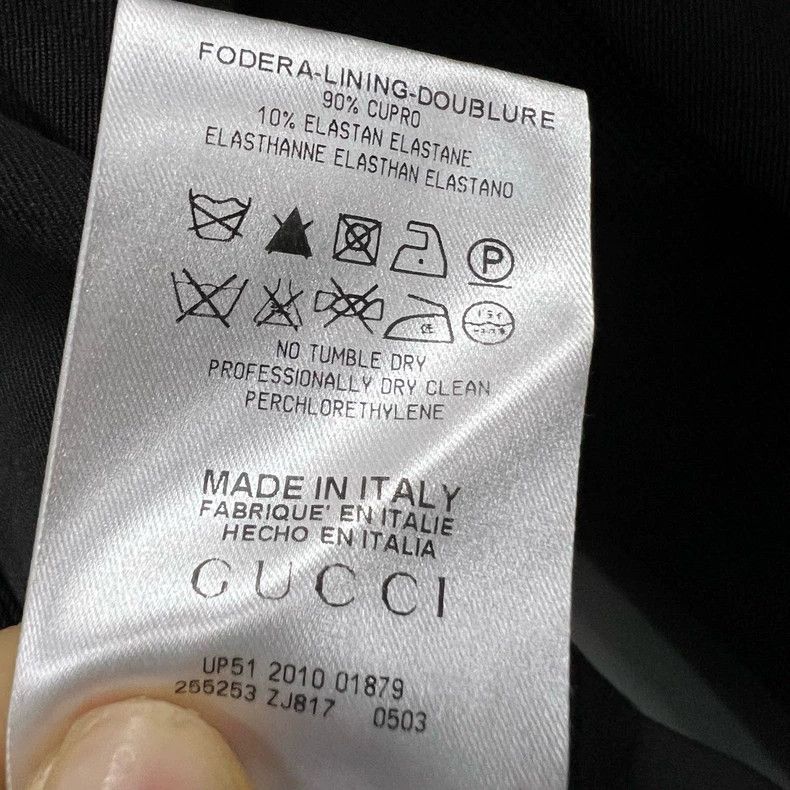 Gucci Gucci Black back stitching suit 2501-Nextarrow Size 40R - 4 Thumbnail