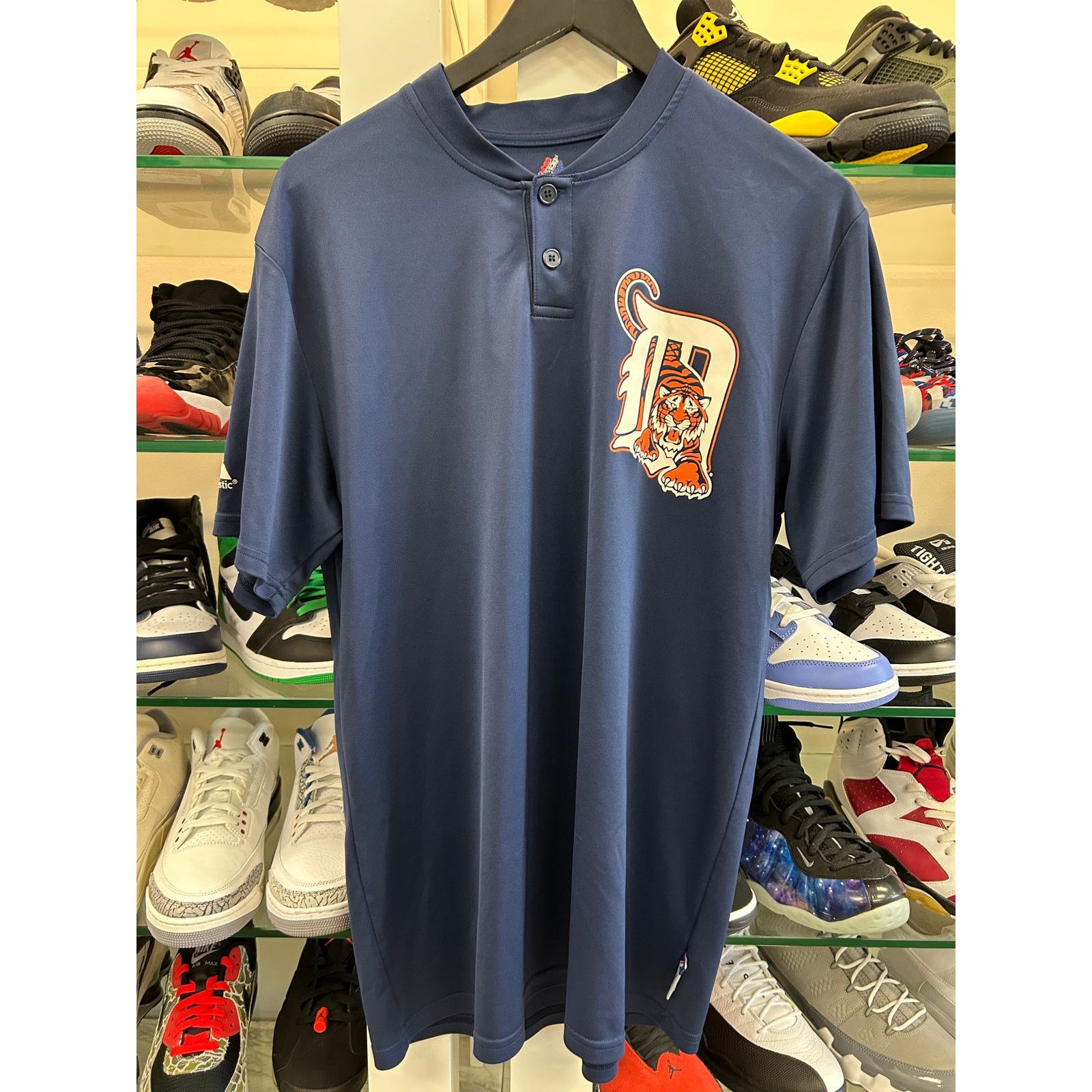 Majestic Majestic Detroit Tigers navy baseball jersey shirt L large Size US L / EU 52-54 / 3 - 1 Thumbnail