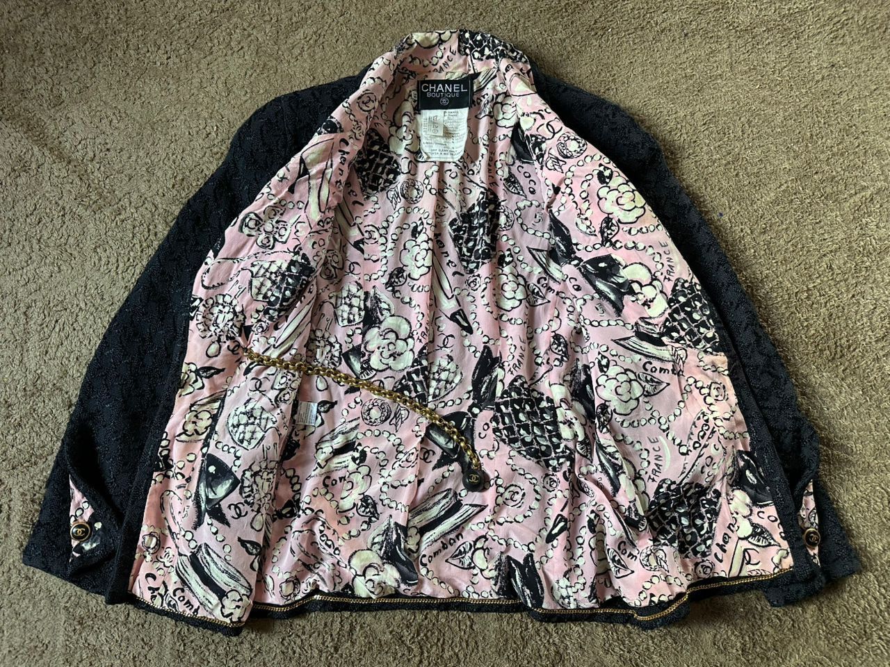 Chanel Authentic Chanel Runway Spring Summer 1993 Jacket Size XS / US 0-2 / IT 36-38 - 3 Thumbnail