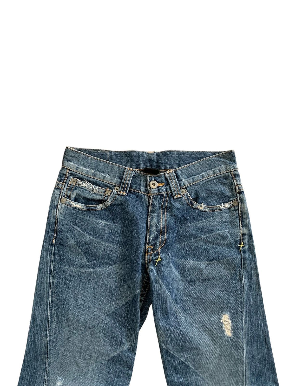 O'Neill Vintage O’Neill Denim Faded Spiral Flared Jeans Size US 30 / EU 46 - 4 Thumbnail