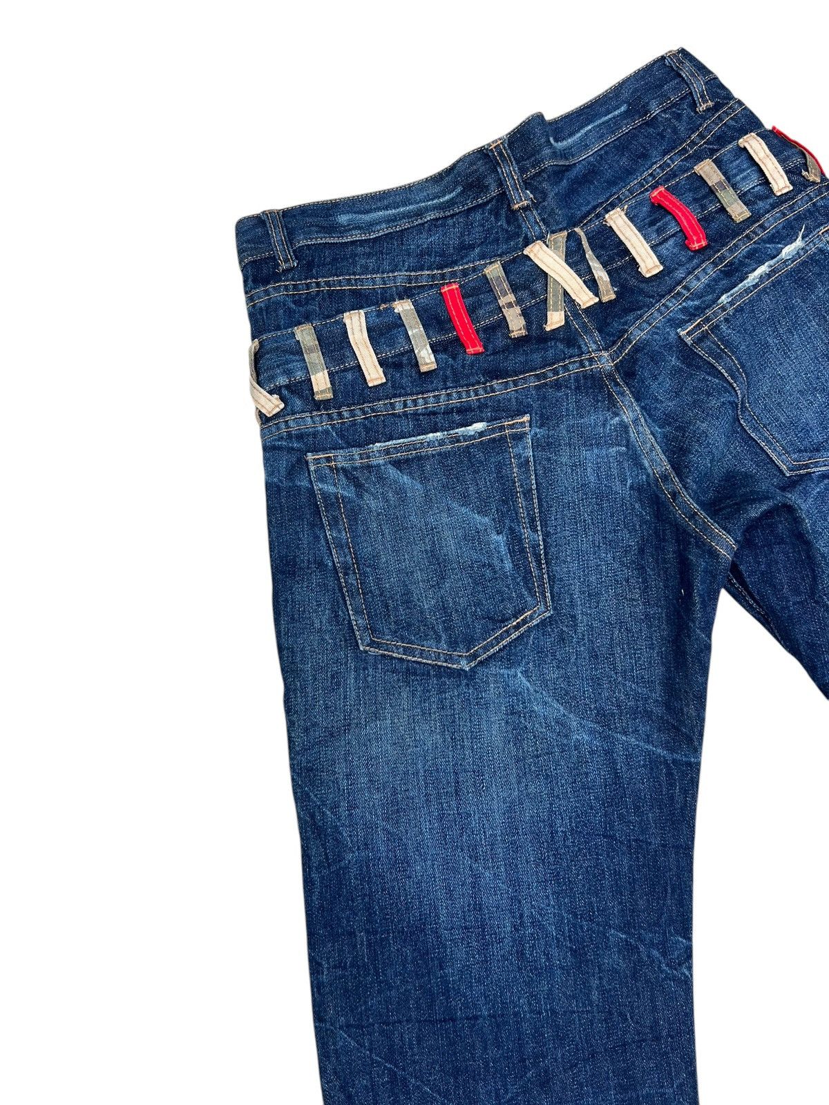 Japanese Brand Stains Denim Double Waist Jungle Storm Japan Jeans Size US 32 / EU 48 - 14 Thumbnail