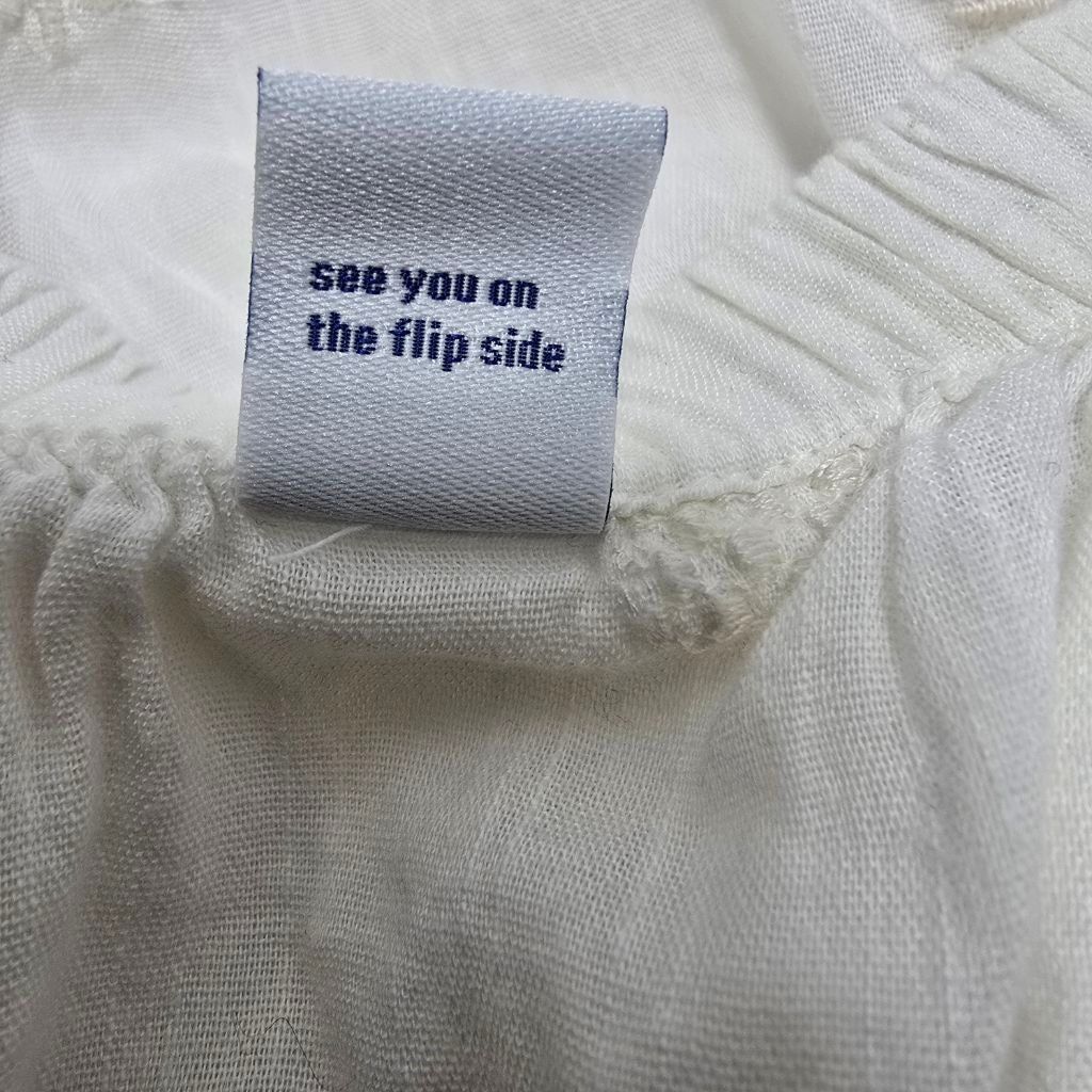 Old Navy Women's Old Navy White Embroidered Blouse XS Size XS / US 0-2 / IT 36-38 - 7 Thumbnail